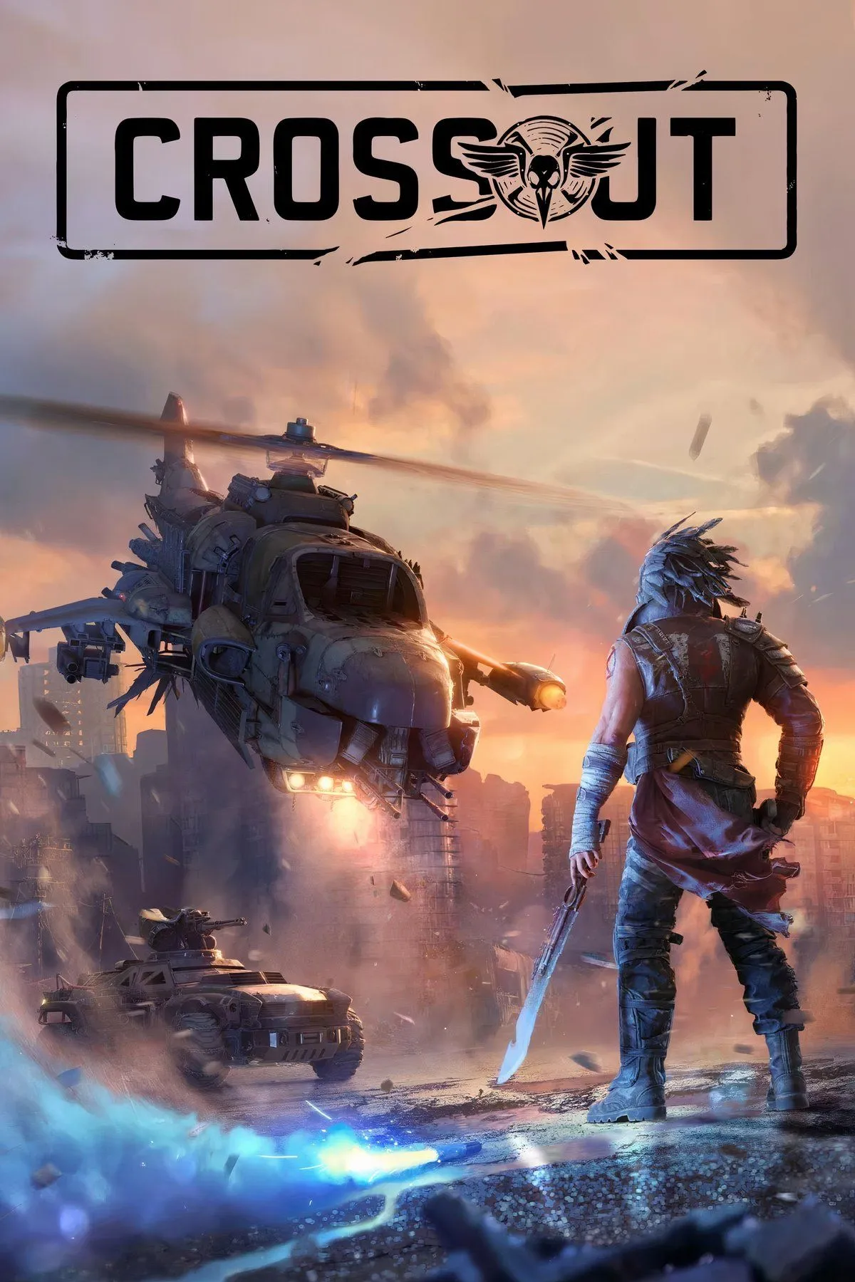 Gameplay Crossout, một chiếc xe chiến đấu tự chế với nhiều vũ khí