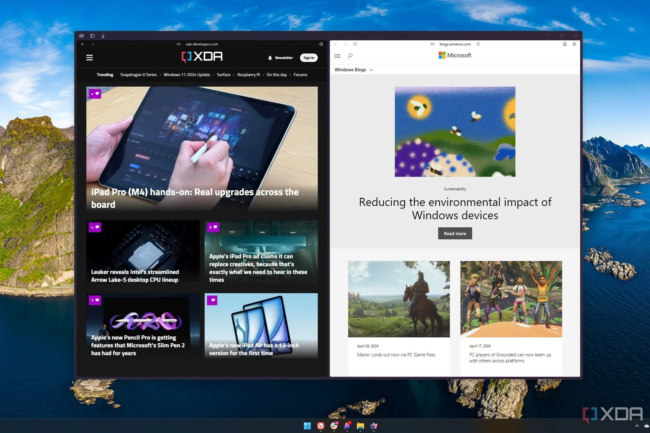 Giao diện Arc Browser trên hệ điều hành Windows 11, minh họa thiết kế khác biệt nhưng ẩn chứa hạn chế tương thích.