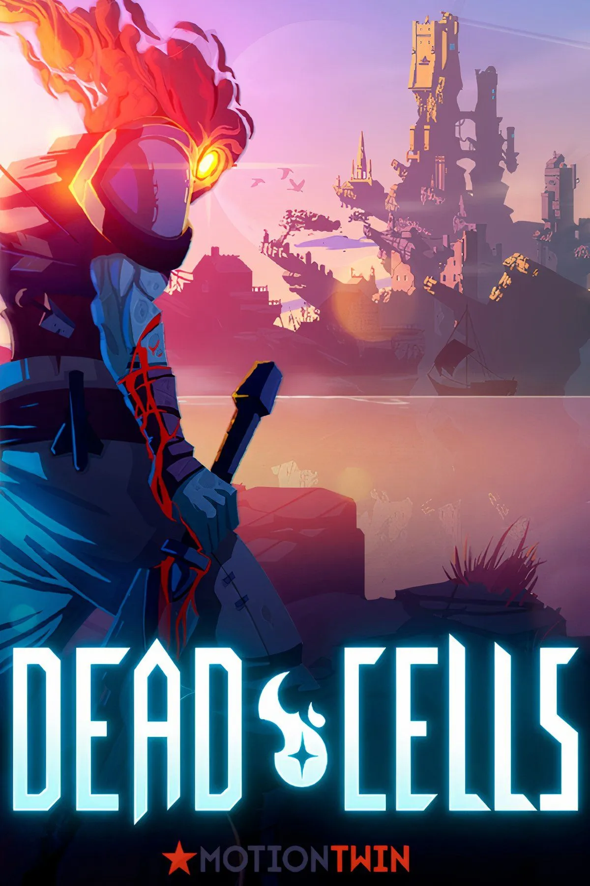 Giao diện chiến đấu và quái vật trong game roguelike Dead Cells, nổi bật với đồ họa pixel chi tiết và hành động nhanh.