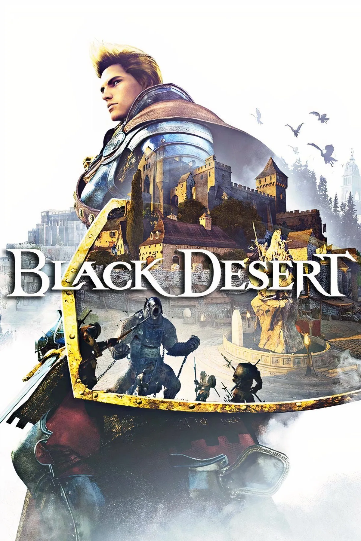 Giao diện chọn nhân vật hoặc khoảnh khắc chiến đấu hoành tráng trong Black Desert Online