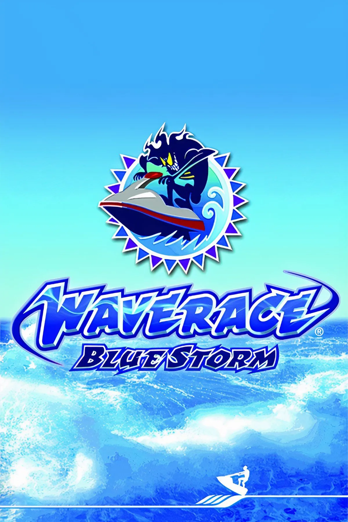 Giao diện điều khiển trong Wave Race Blue Storm, nơi mã Konami được sử dụng để mở khóa bí mật