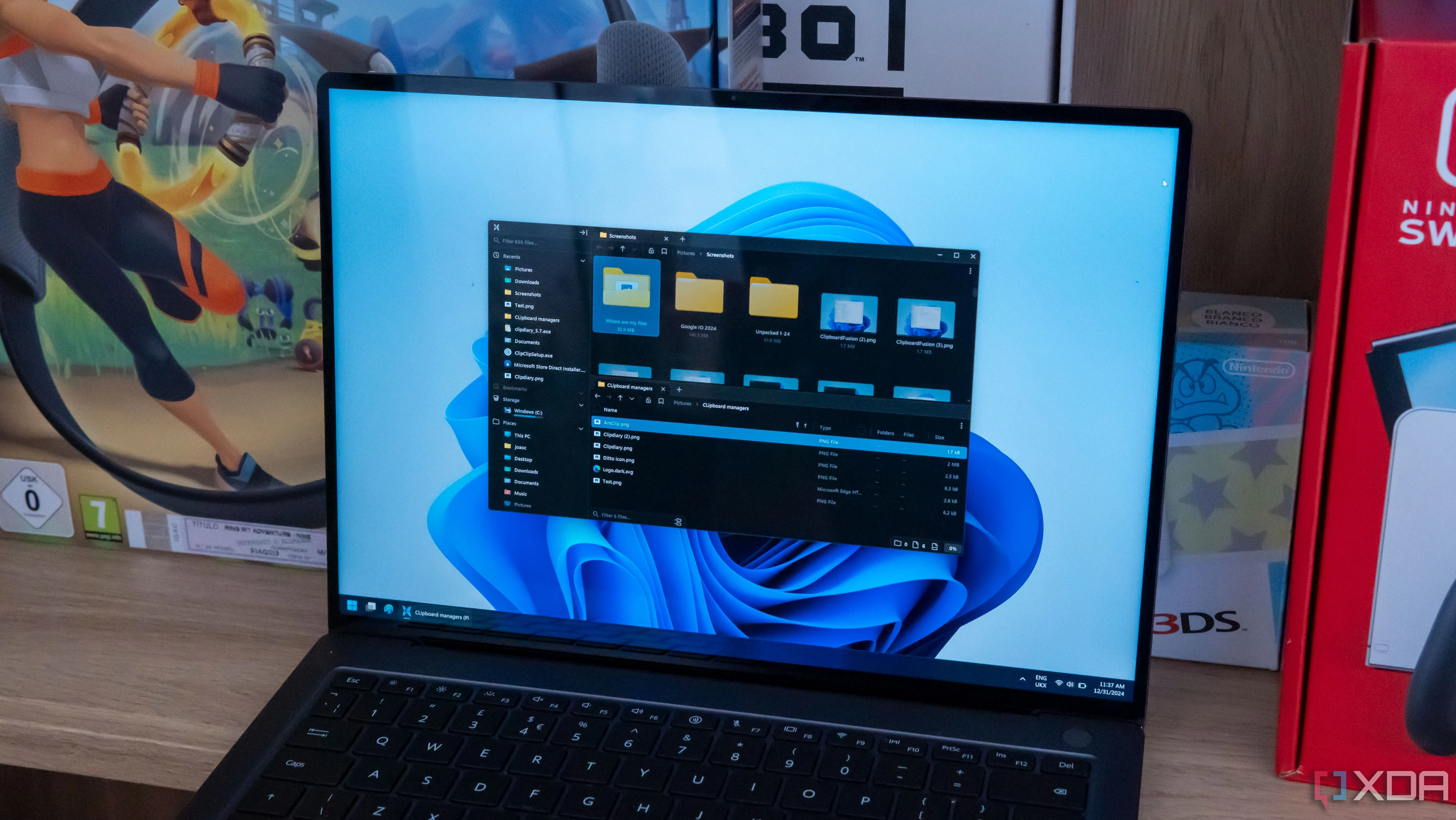 Giao diện File Pilot chạy trên laptop Windows 11, một giải pháp thay thế File Explorer