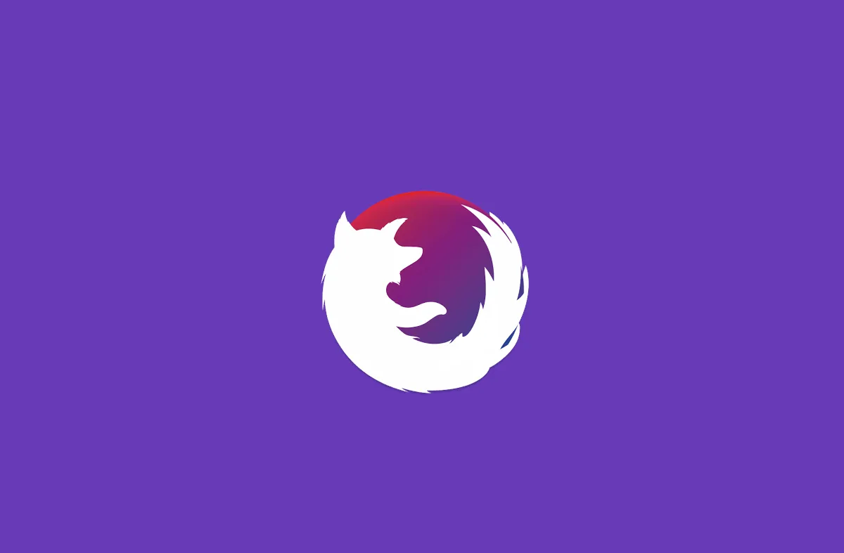 Giao diện Firefox Focus với tông màu tím đậm