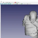 Giao diện FreeCAD đang xử lý một mô hình thiết kế 3D