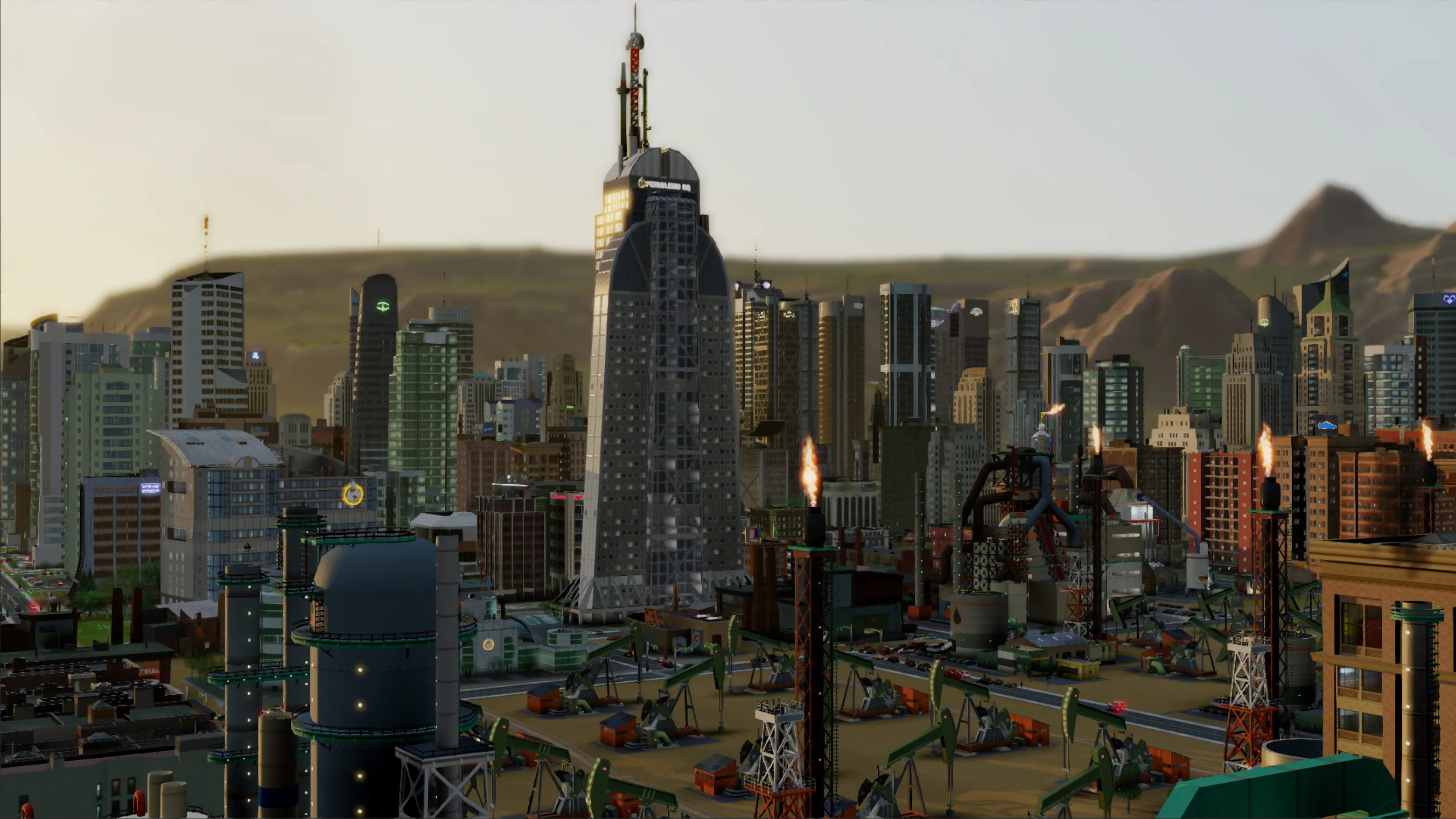 Giao diện game SimCity 2013, gặp vấn đề kết nối máy chủ liên tục