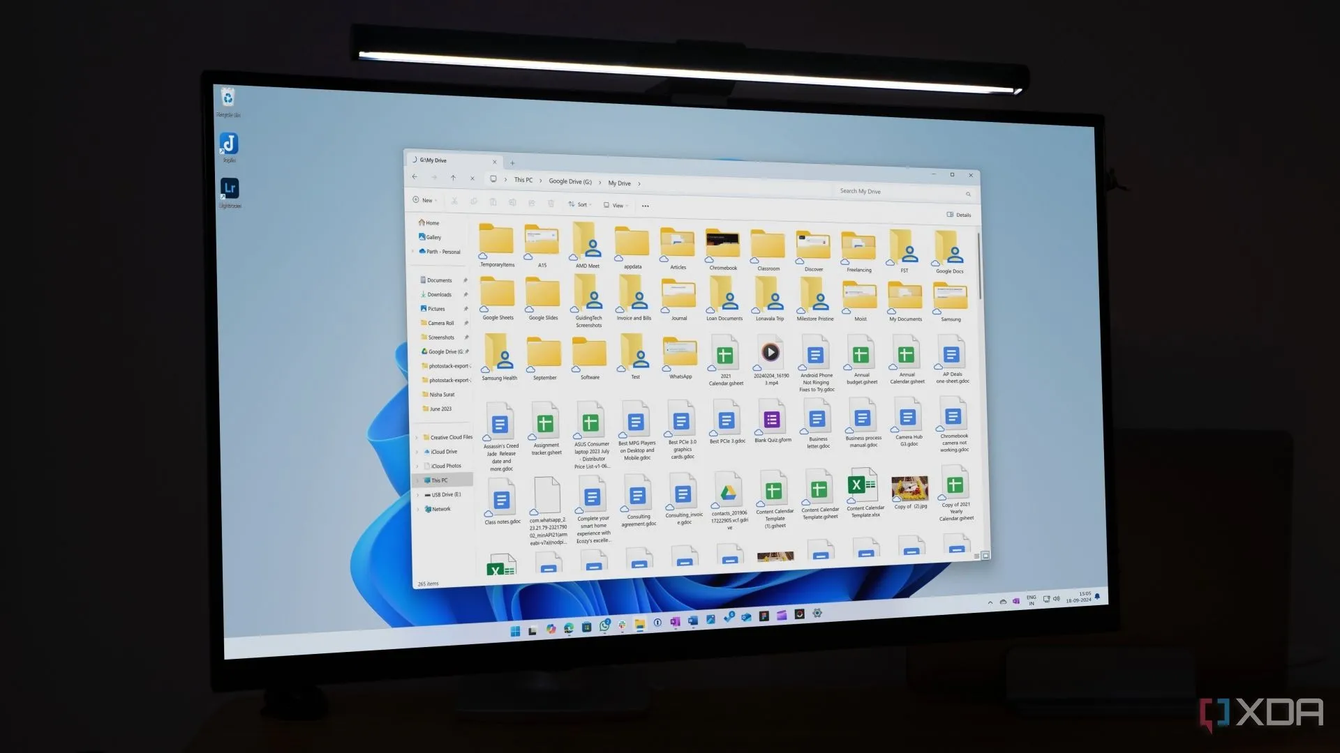 Giao diện Google Drive trên hệ điều hành Windows
