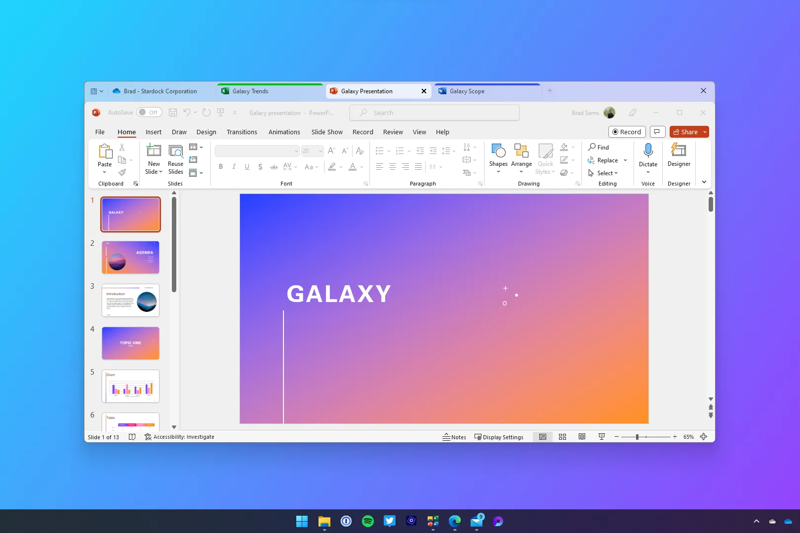 Giao diện Groupy 2 hiển thị nhiều ứng dụng Windows 11 được gộp thành các tab gọn gàng