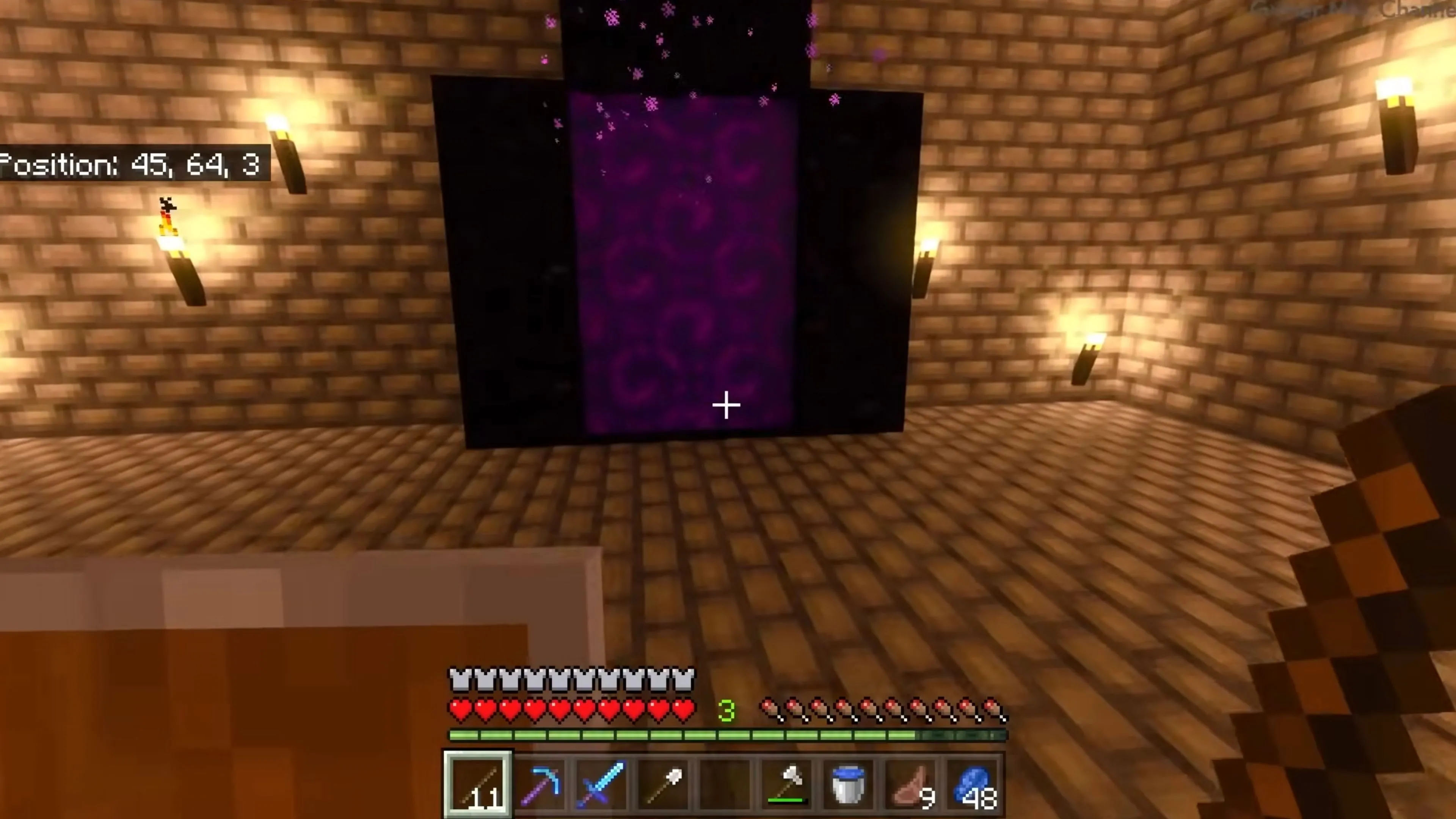 Giao diện khám phá hang động đầy bí ẩn trong game Minecraft