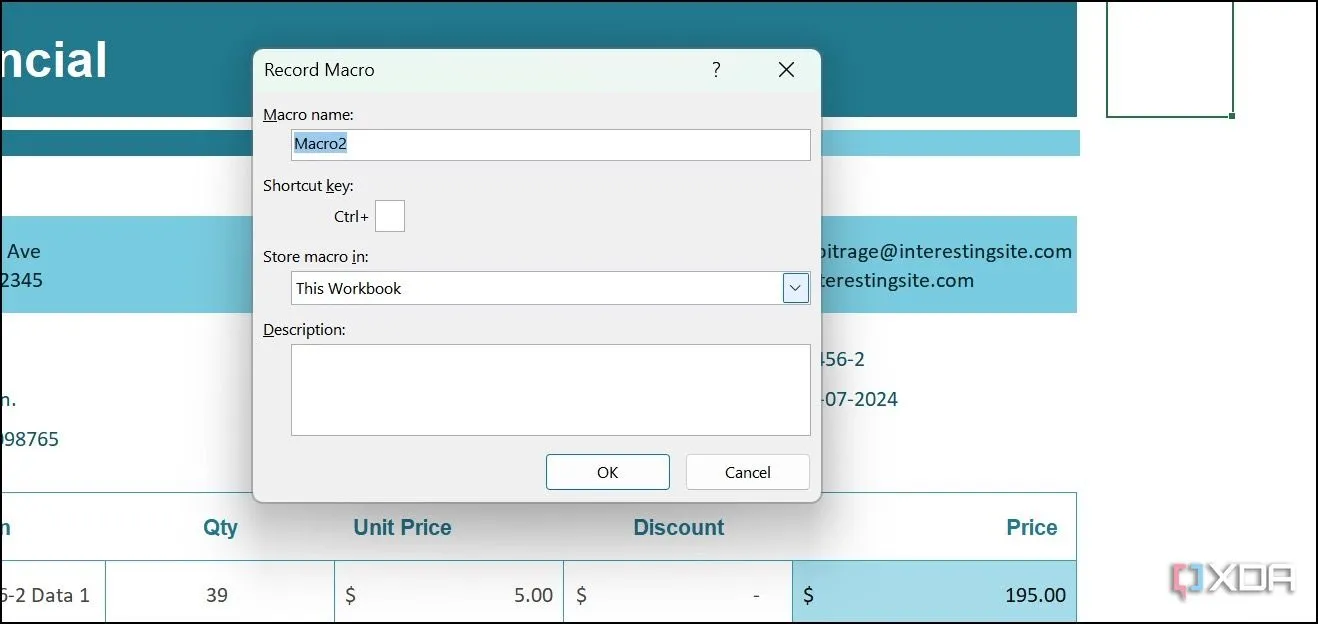 Giao diện Microsoft Outlook hiển thị hộp thư đến, minh họa tính năng gửi email tự động từ Excel Macros