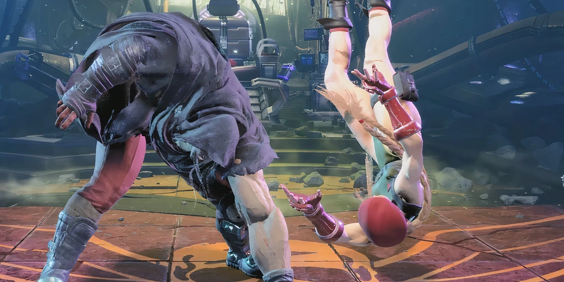 Giao diện người dùng Street Fighter 6 với các nhân vật đang chiến đấu