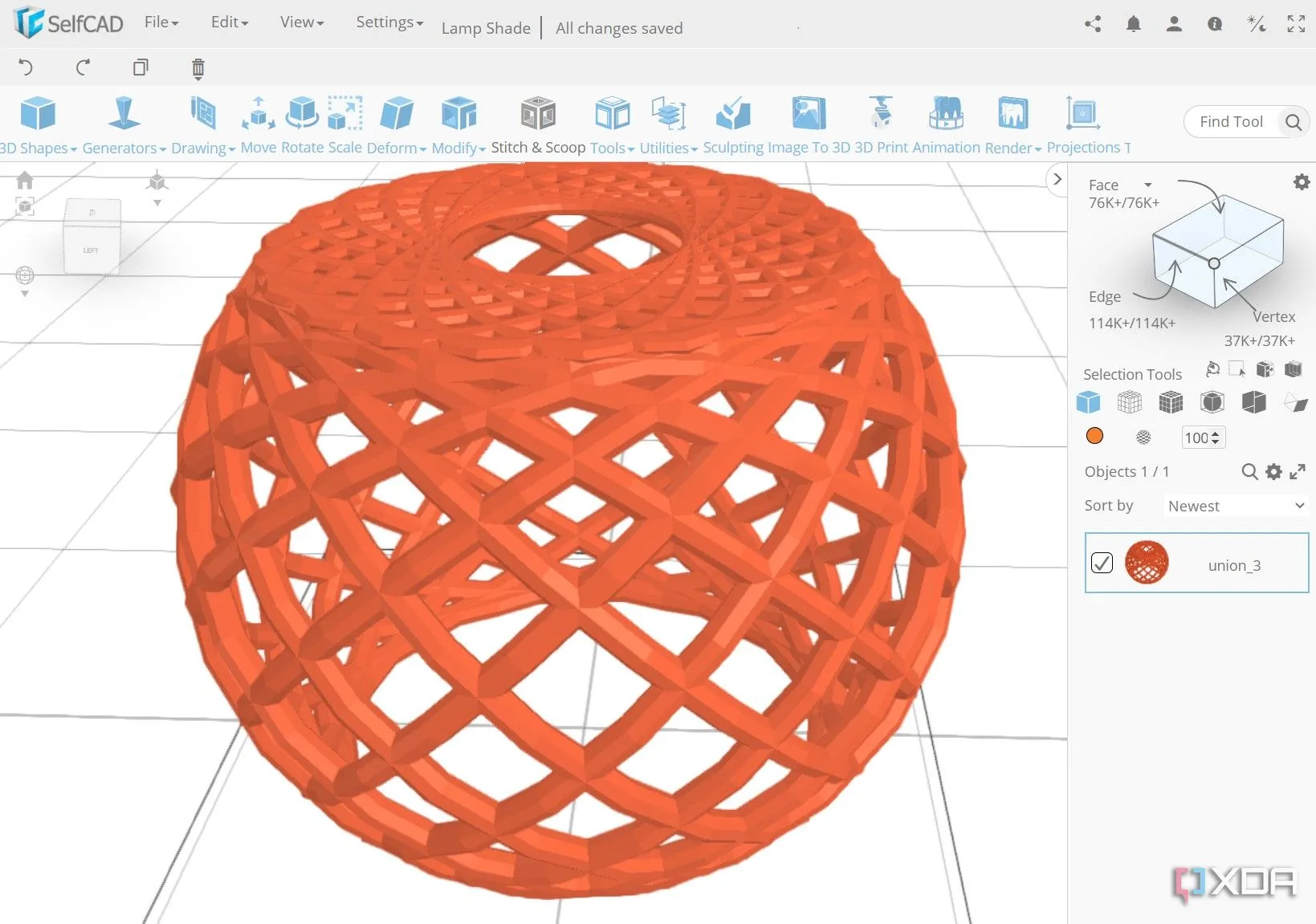 Giao diện phần mềm thiết kế 3D (CAD) với một mô hình đang được chỉnh sửa, minh họa tầm quan trọng của kỹ năng thiết kế