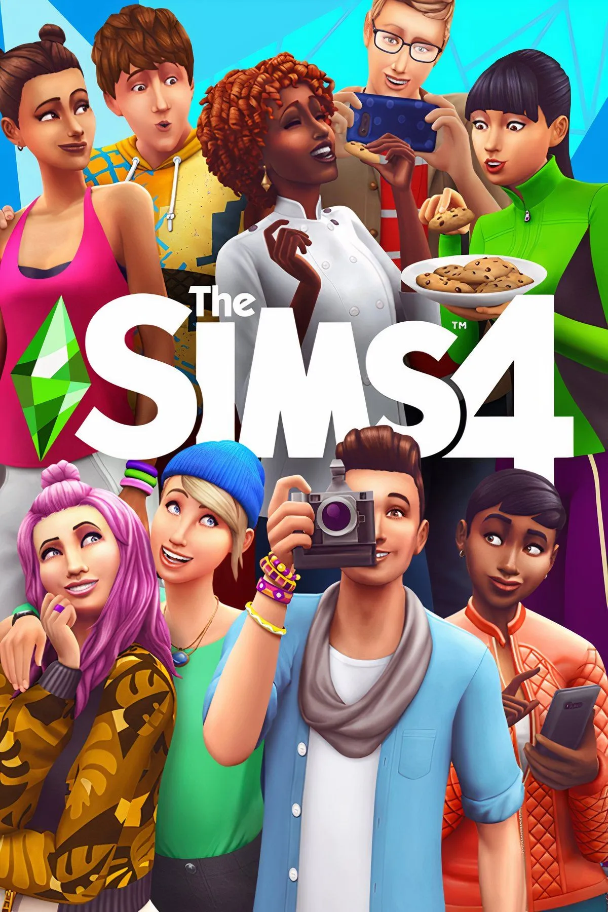 Giao diện tạo nhân vật và xây nhà trong The Sims 4