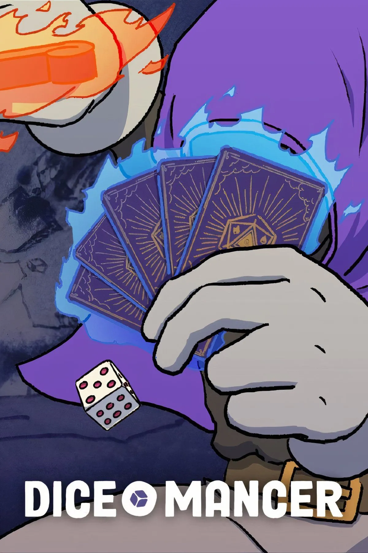 Giao diện và cơ chế xúc xắc đặc biệt của game Diceomancer