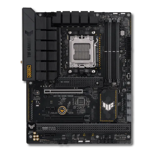 Hình ảnh bo mạch chủ Asus TUF Gaming B650-Plus WiFi, một ví dụ về mainboard hỗ trợ cập nhật BIOS.