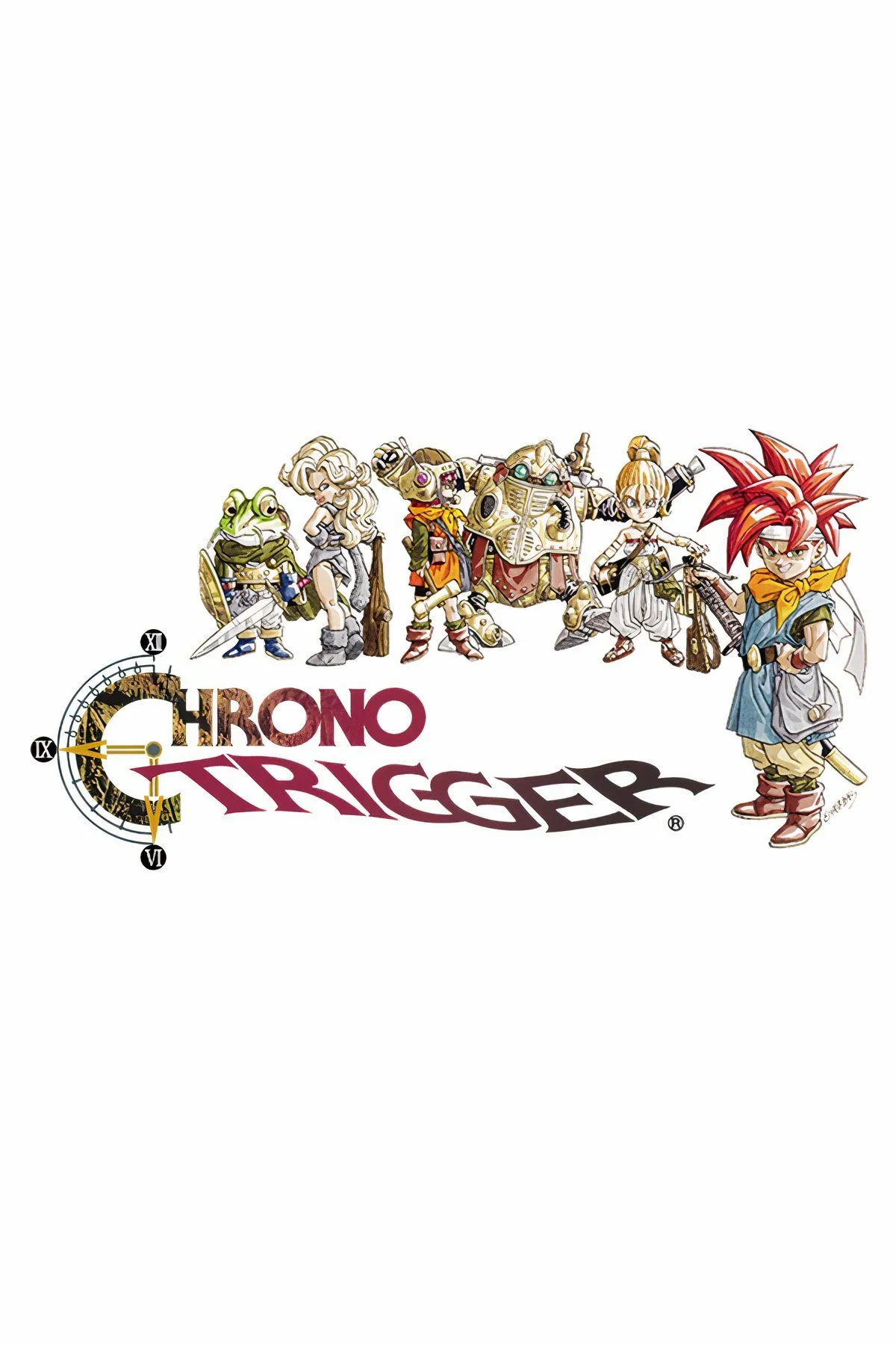 Hình ảnh các nhân vật chính trong trò chơi nhập vai Chrono Trigger