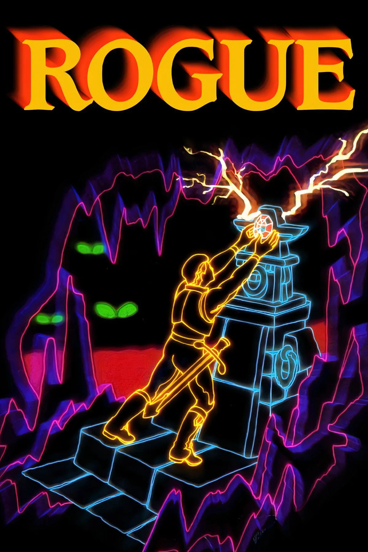 Hình ảnh game Rogue, tựa game khai sinh dòng Roguelike.