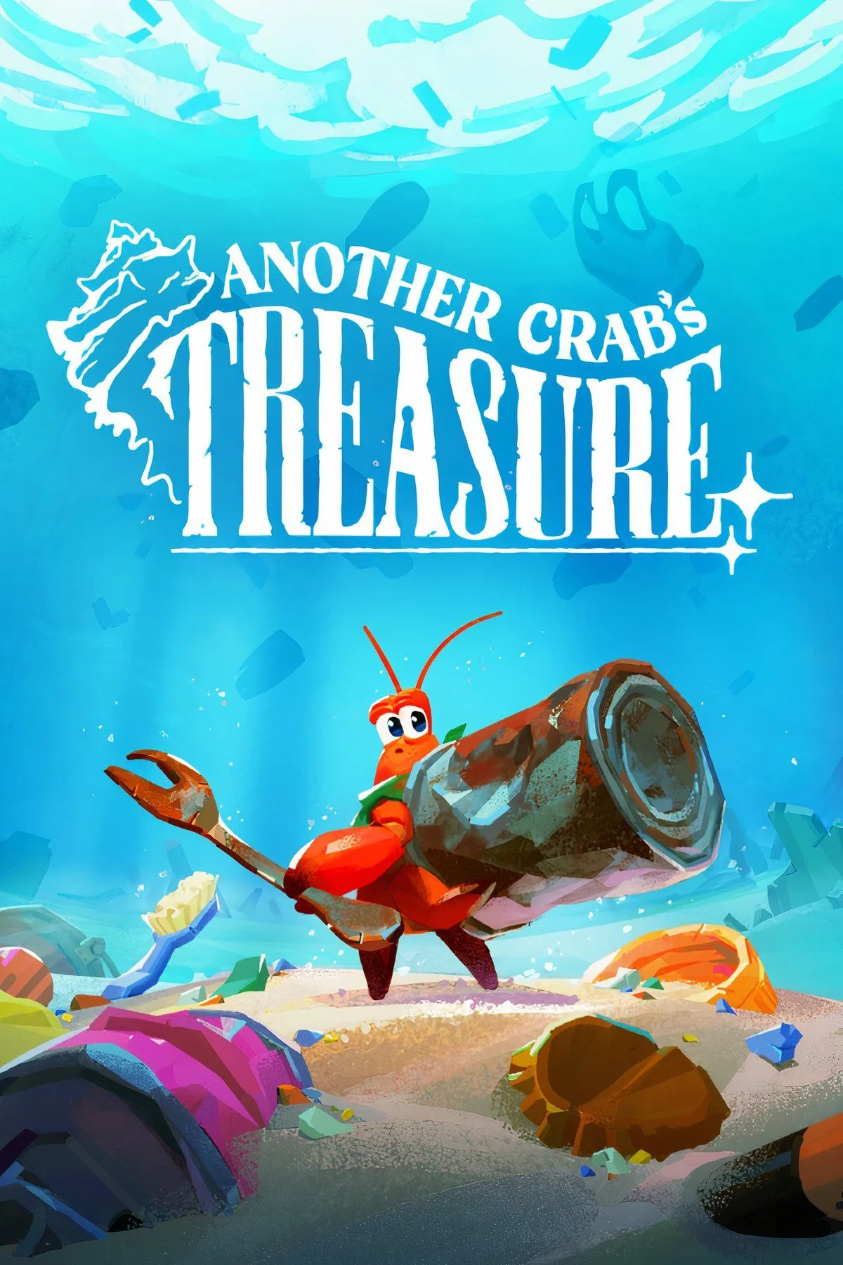 Hình ảnh gameplay Another Crab's Treasure với nhân vật cua đang chiến đấu