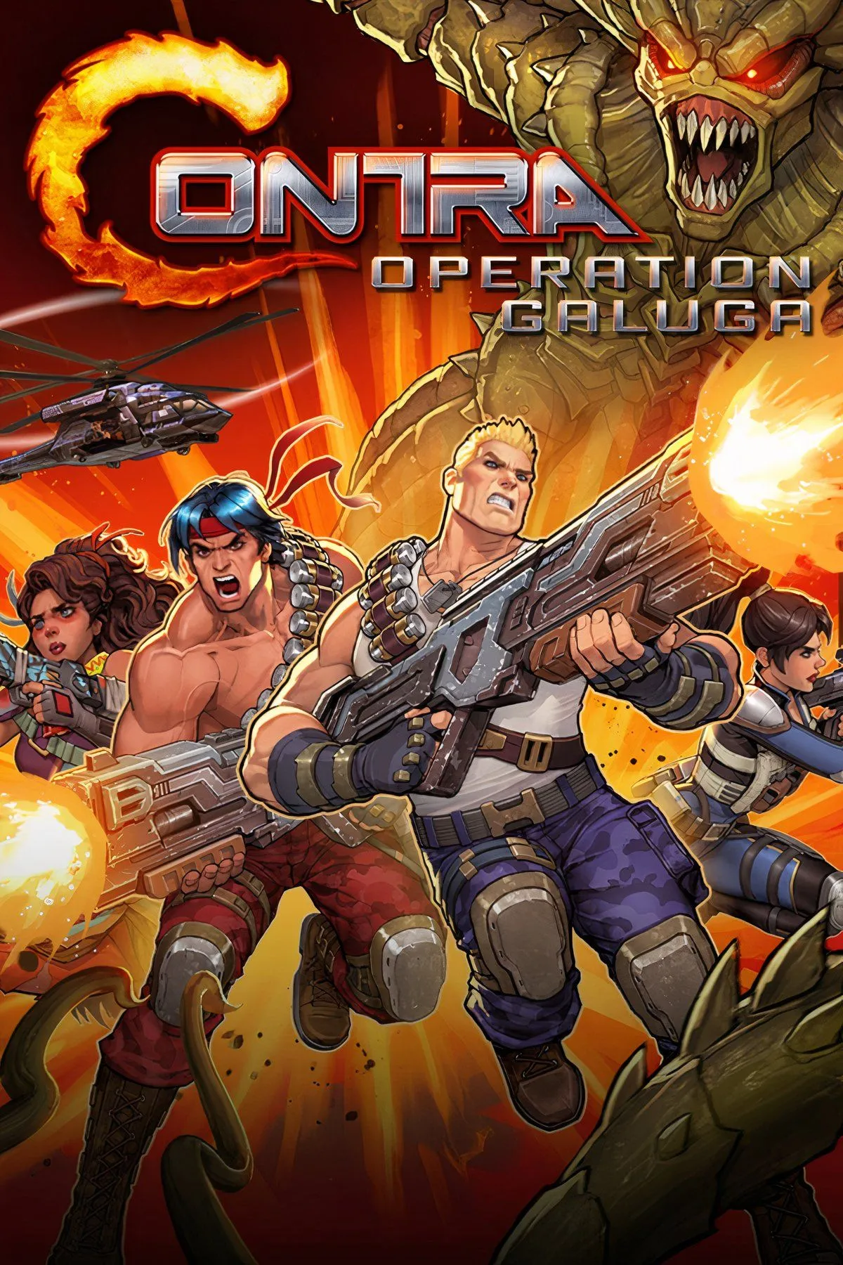 Hình ảnh nhân vật trong game Contra 3 The Alien Wars với phong cách đồ họa pixel