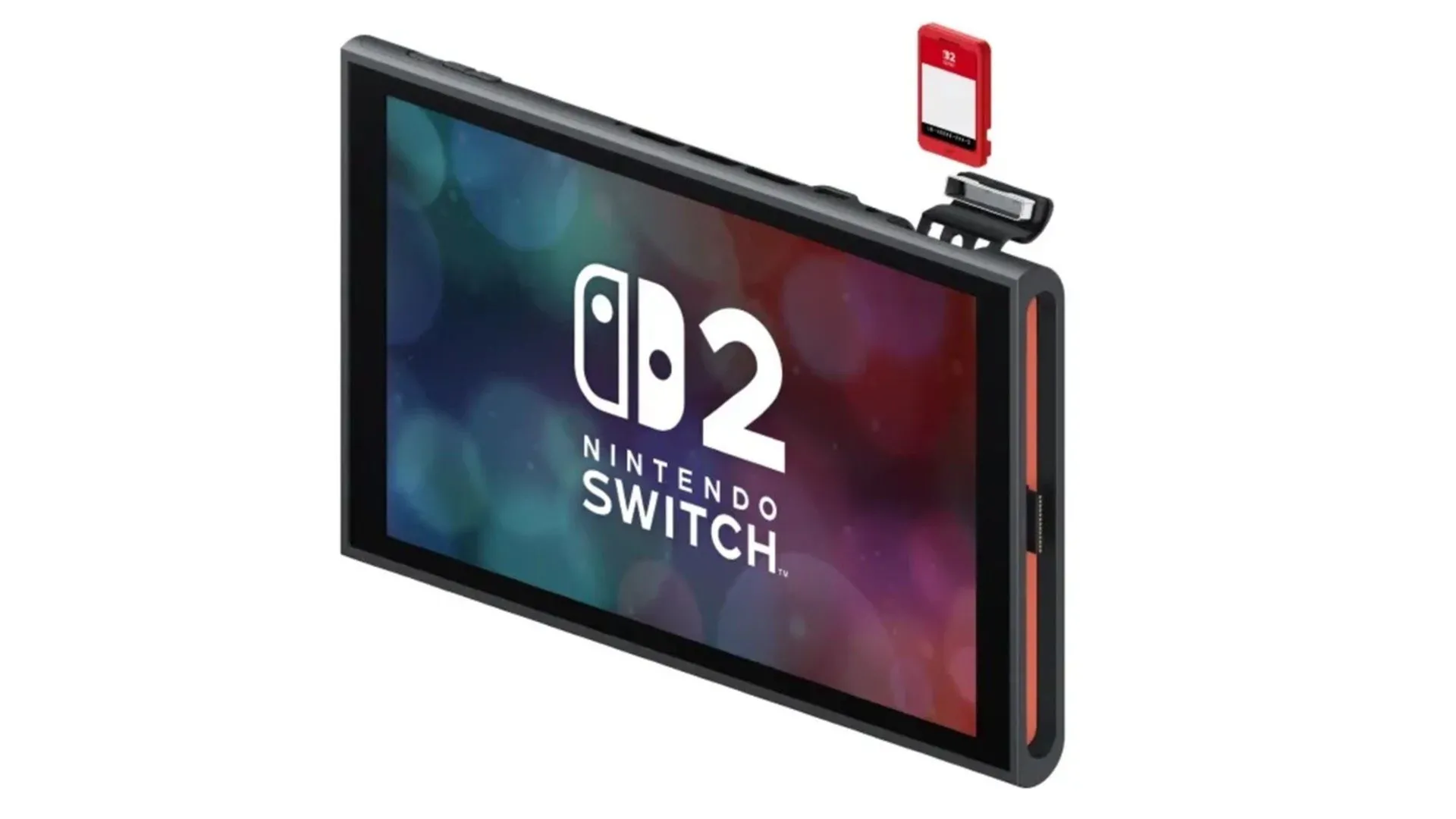 Hình ảnh Nintendo Switch 2 bên cạnh một thẻ game-key card, gợi mở về tương lai của các định dạng game vật lý