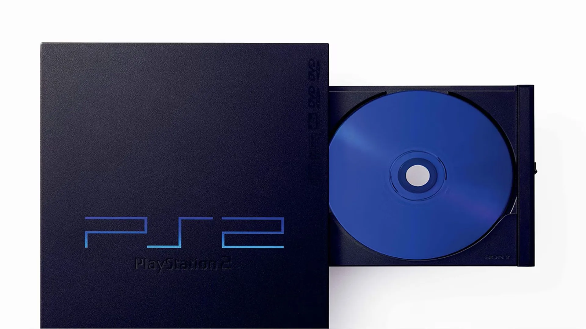Hình ảnh ổ đĩa quang mở của PlayStation 2