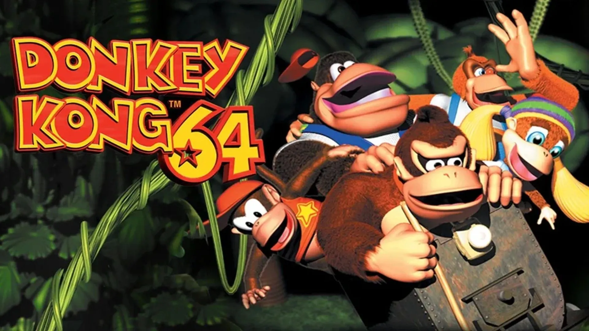 Hình ảnh quảng bá game Donkey Kong 64 trên Nintendo 64