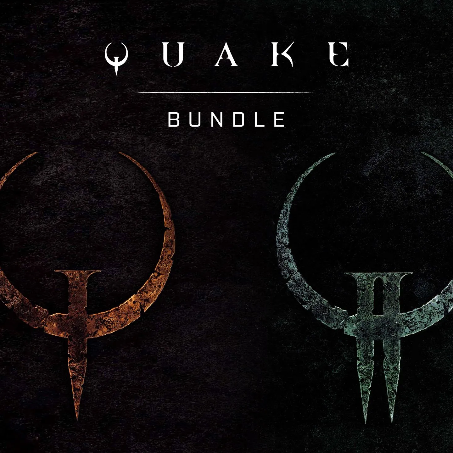 Hình ảnh sản phẩm của gói Quake I + II Enhanced Bundle, với artwork của game