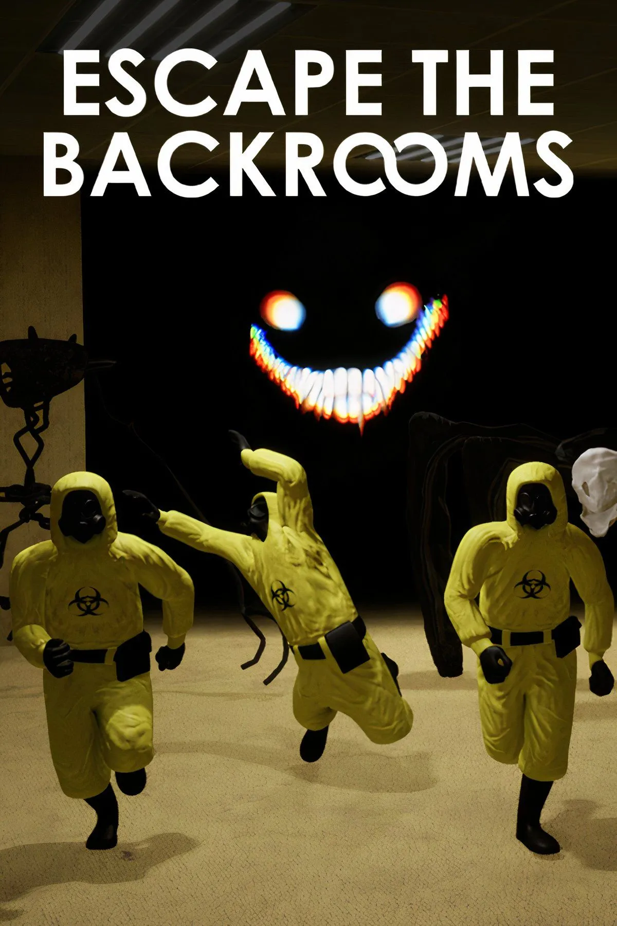 Hình ảnh trong game Escape The Backrooms, một game kinh dị multiplayer góc nhìn thứ nhất lấy cảm hứng từ truyền thuyết Backrooms, mang đến trải nghiệm chơi game PC đầy kịch tính.
