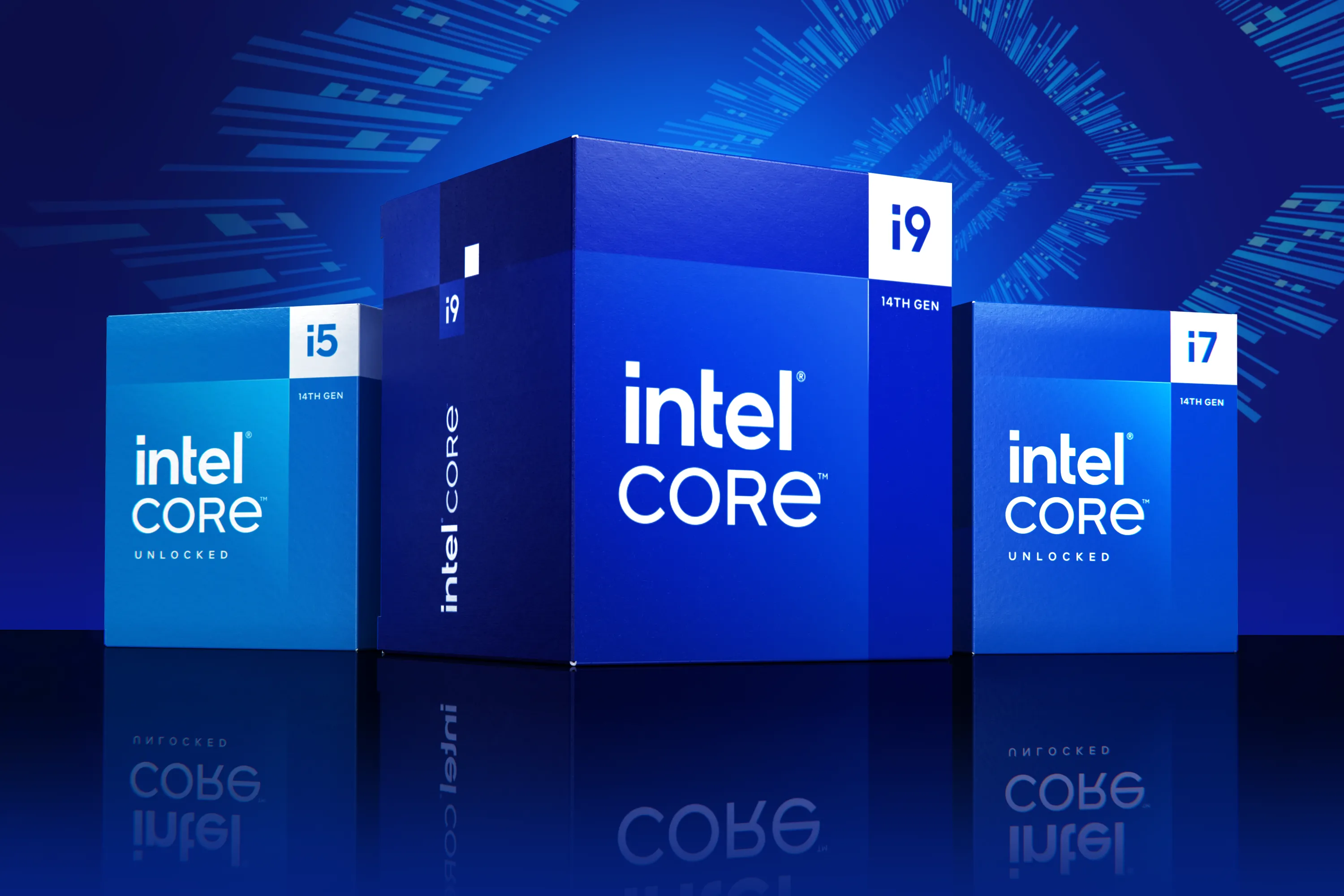 Hộp CPU Intel Core i5, i7, i9 thế hệ 14 Raptor Lake