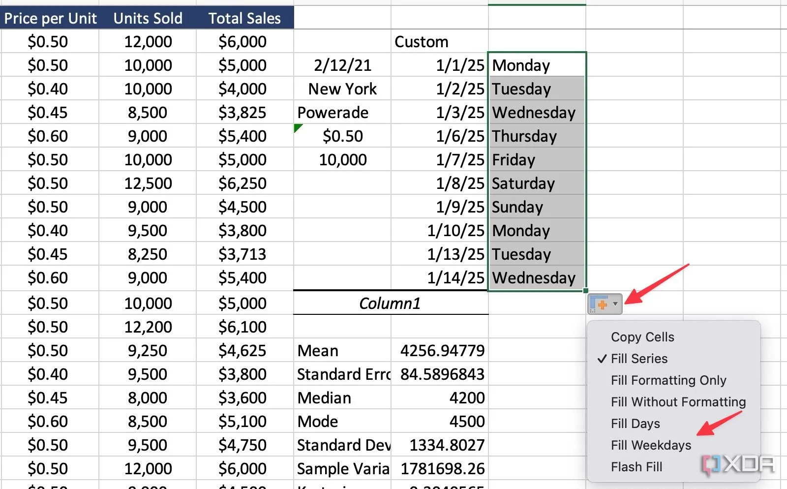 Hướng dẫn sử dụng tính năng tự động điền theo mẫu (Pattern Fill) trong Excel