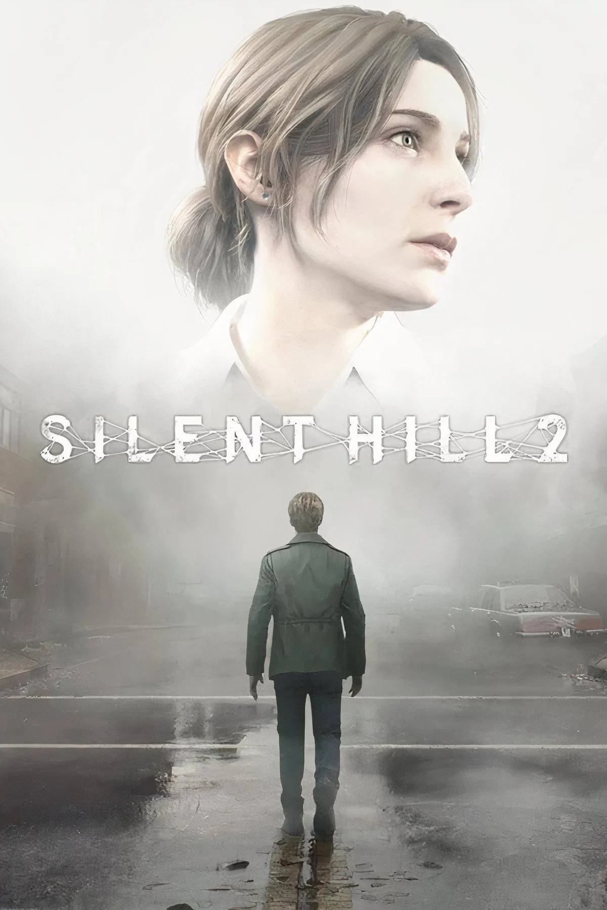 James Sunderland và Maria trong khung cảnh u ám của Silent Hill 2, ví dụ về việc tiết lộ thông tin hợp lý trong cốt truyện game