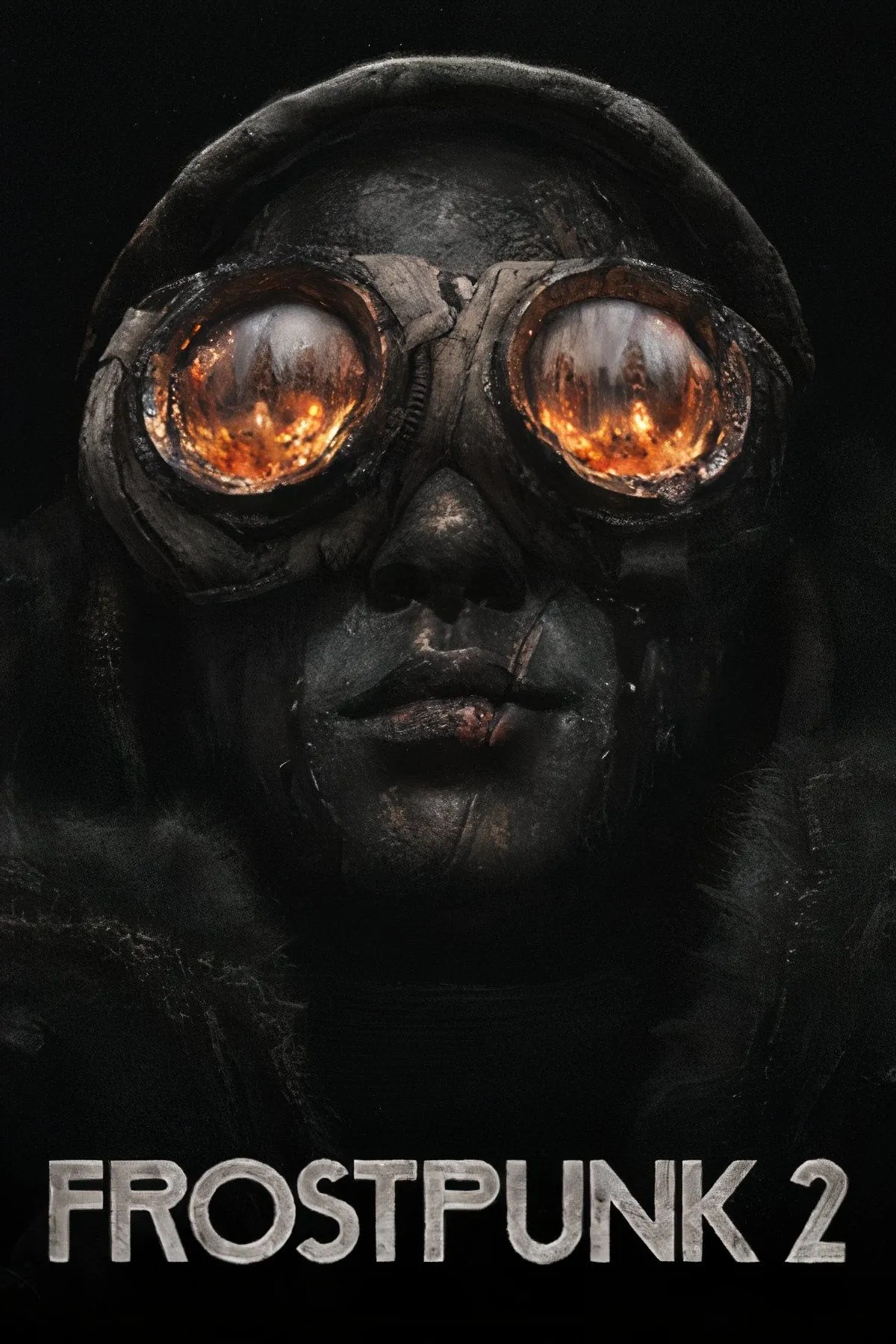 Khung cảnh đông lạnh trong Frostpunk 2, với một thành phố được xây dựng xung quanh lò sưởi khổng lồ