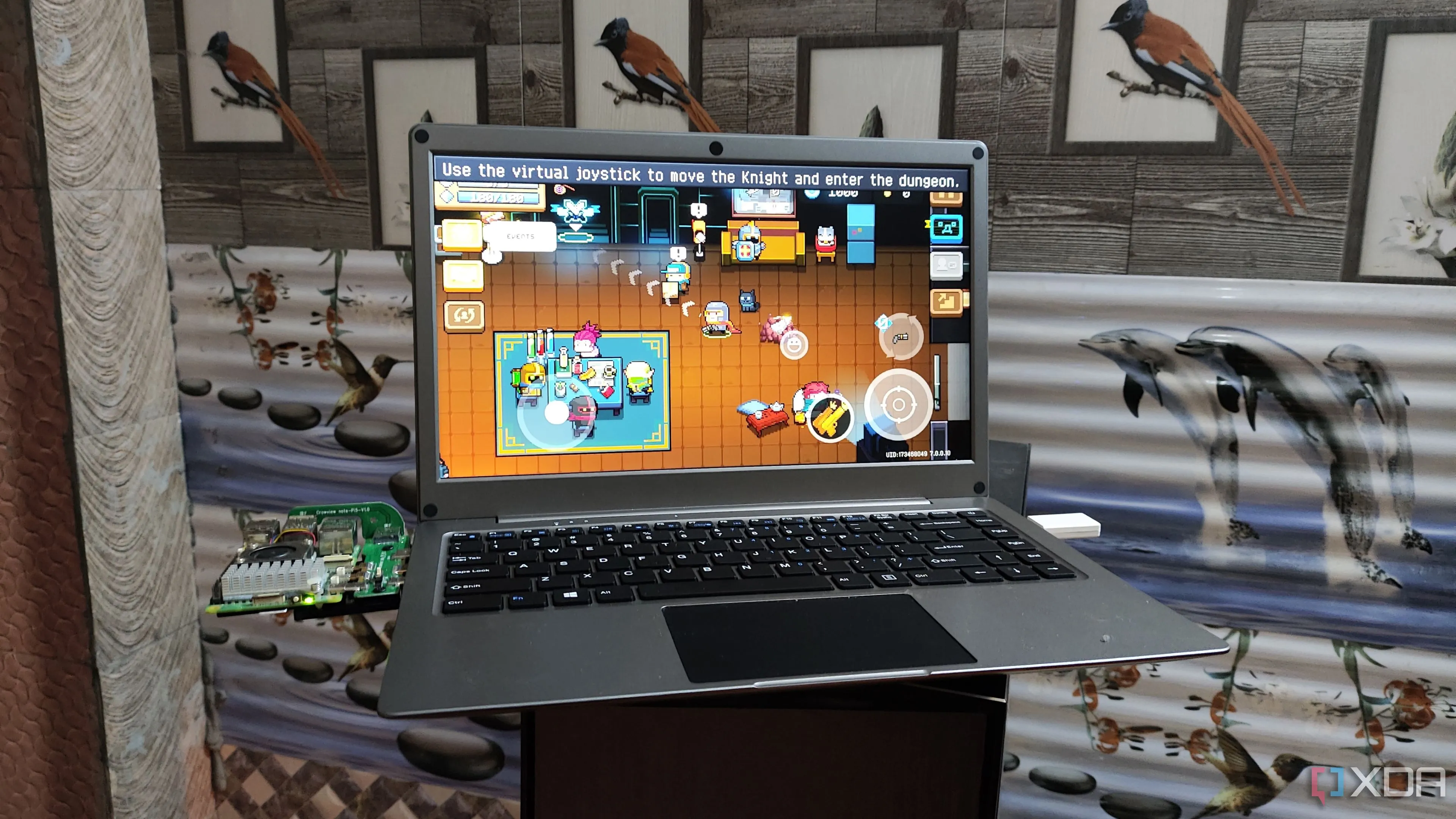 Laptop DIY sử dụng Raspberry Pi, minh chứng cho các dự án game retro tự chế