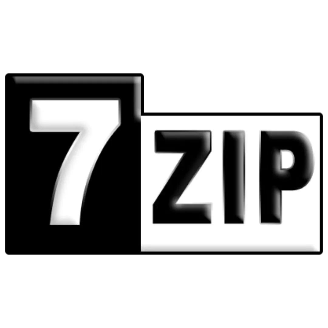 Logo 7-Zip, đại diện cho phần mềm nén và giải nén tệp miễn phí