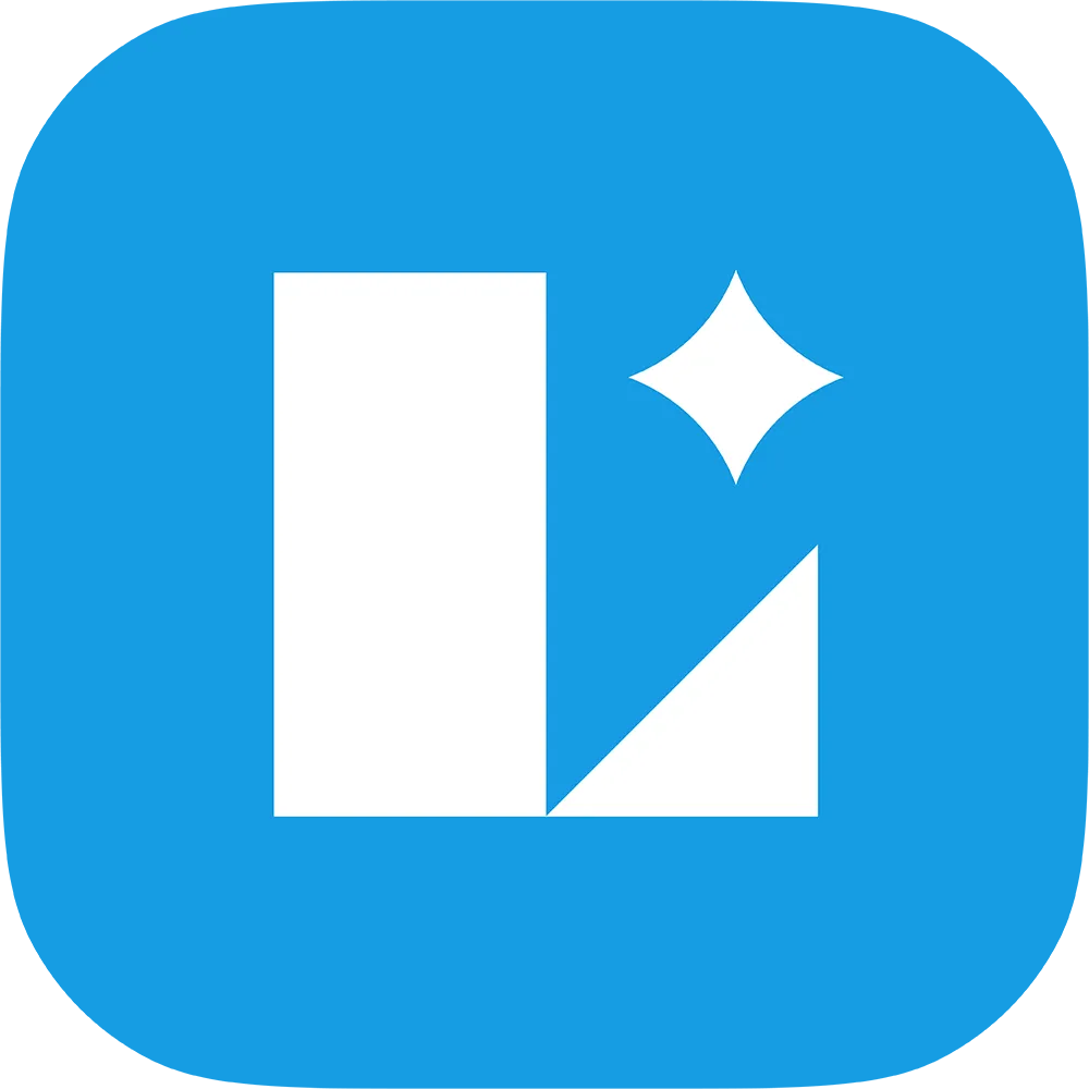 Logo chính thức của phần mềm thiết kế Lunacy, biểu tượng công cụ UX/UI miễn phí và mạnh mẽ