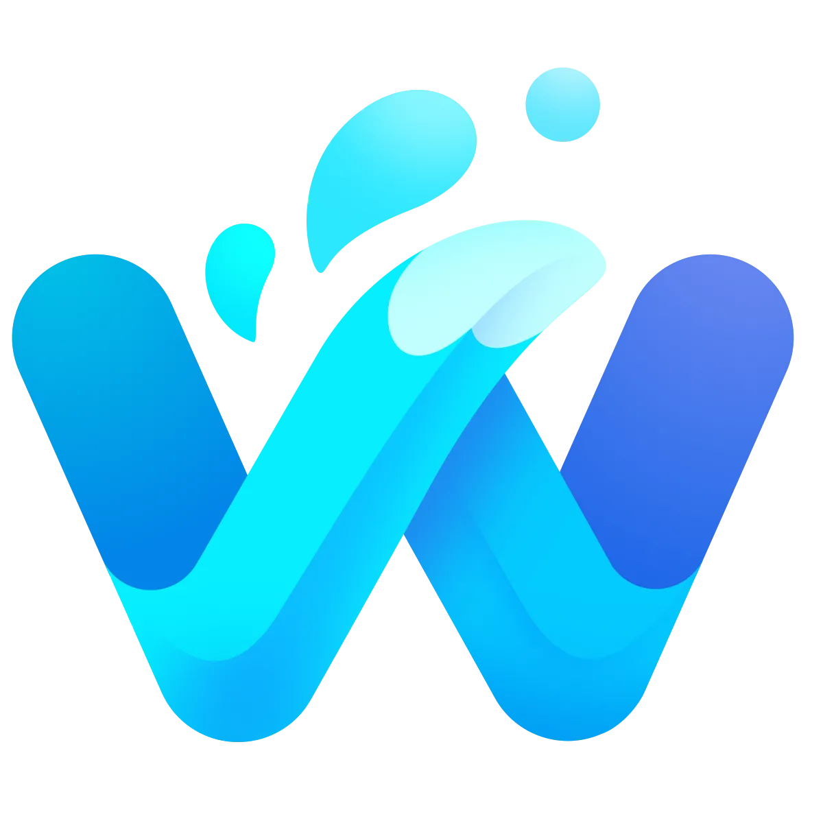 Logo chính thức của trình duyệt Waterfox với biểu tượng con cáo nước