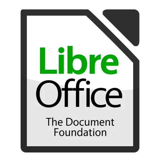 Logo của bộ ứng dụng văn phòng mã nguồn mở LibreOffice, một lựa chọn thay thế Office