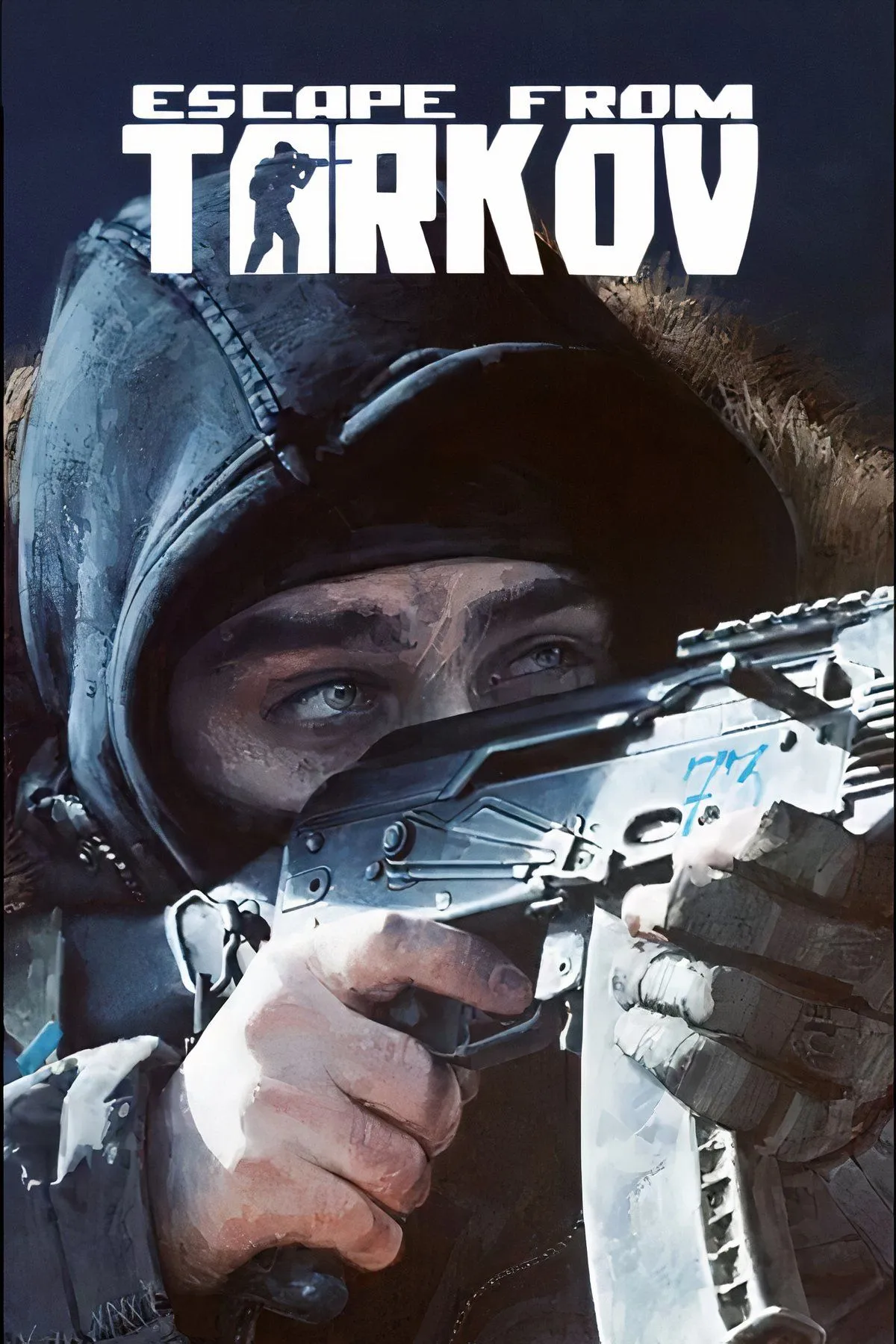 Logo của game Escape From Tarkov, một tựa game bắn súng sinh tồn hardcore nổi tiếng.
