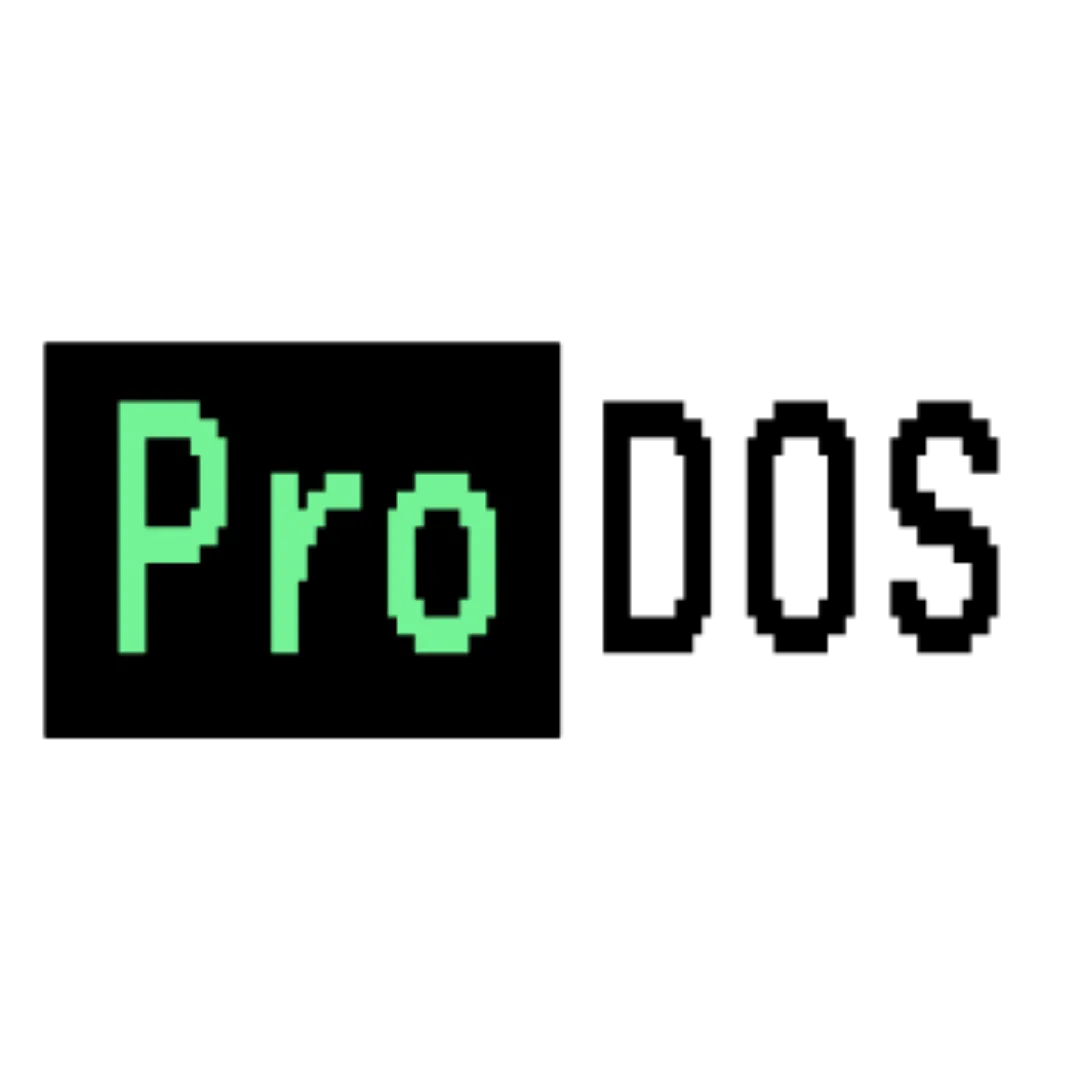 Logo của hệ điều hành ProDOS, một phần mềm cổ điển của Apple II