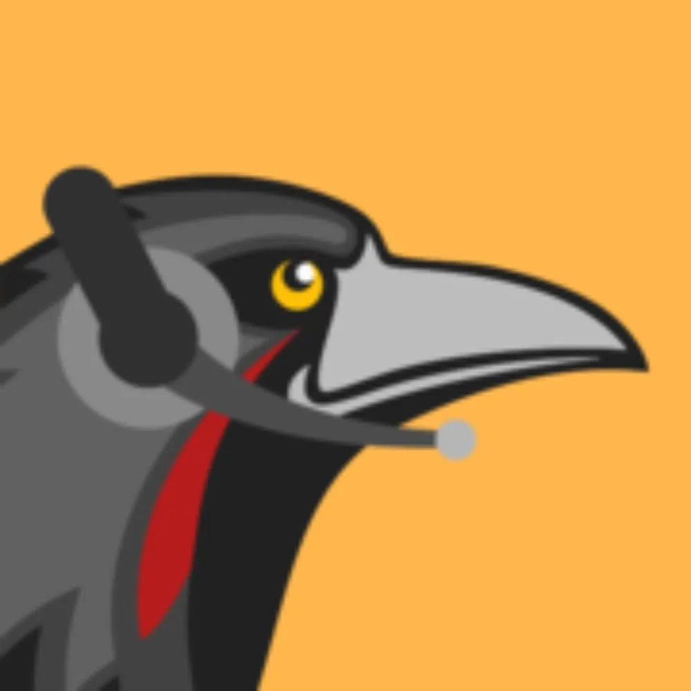 Logo của Huginn, nền tảng tự động hóa mã nguồn mở