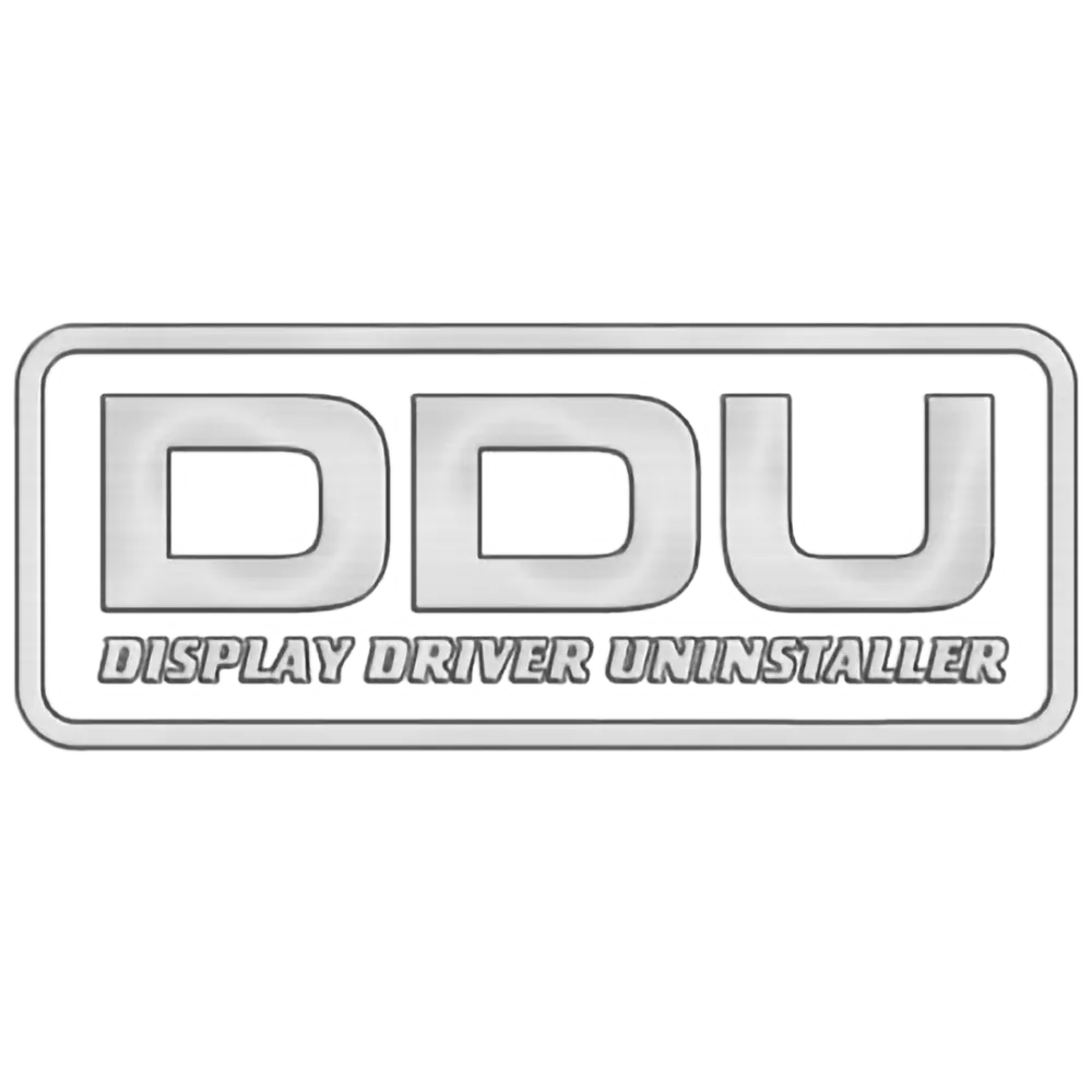 Logo DDU màu đỏ và trắng trên nền tối