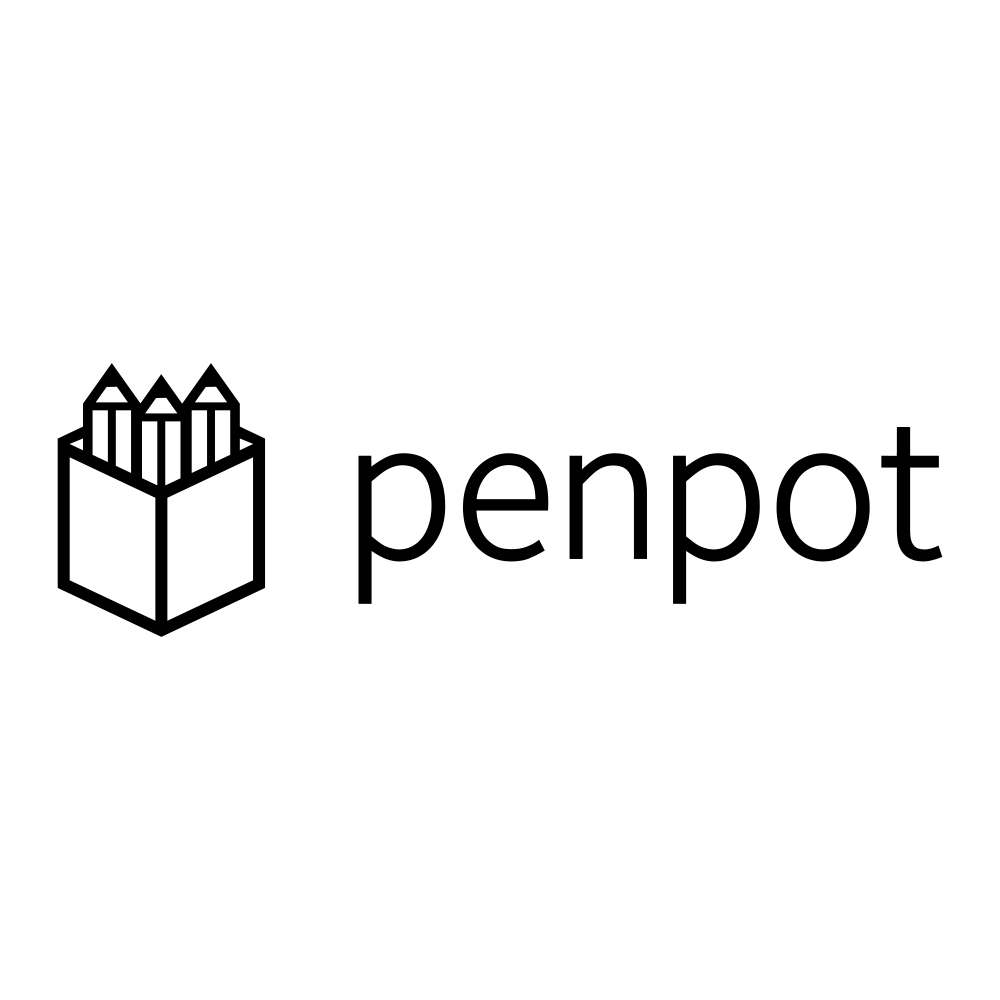 Logo PenPot, công cụ thiết kế UX/UI mã nguồn mở thay thế Adobe XD.
