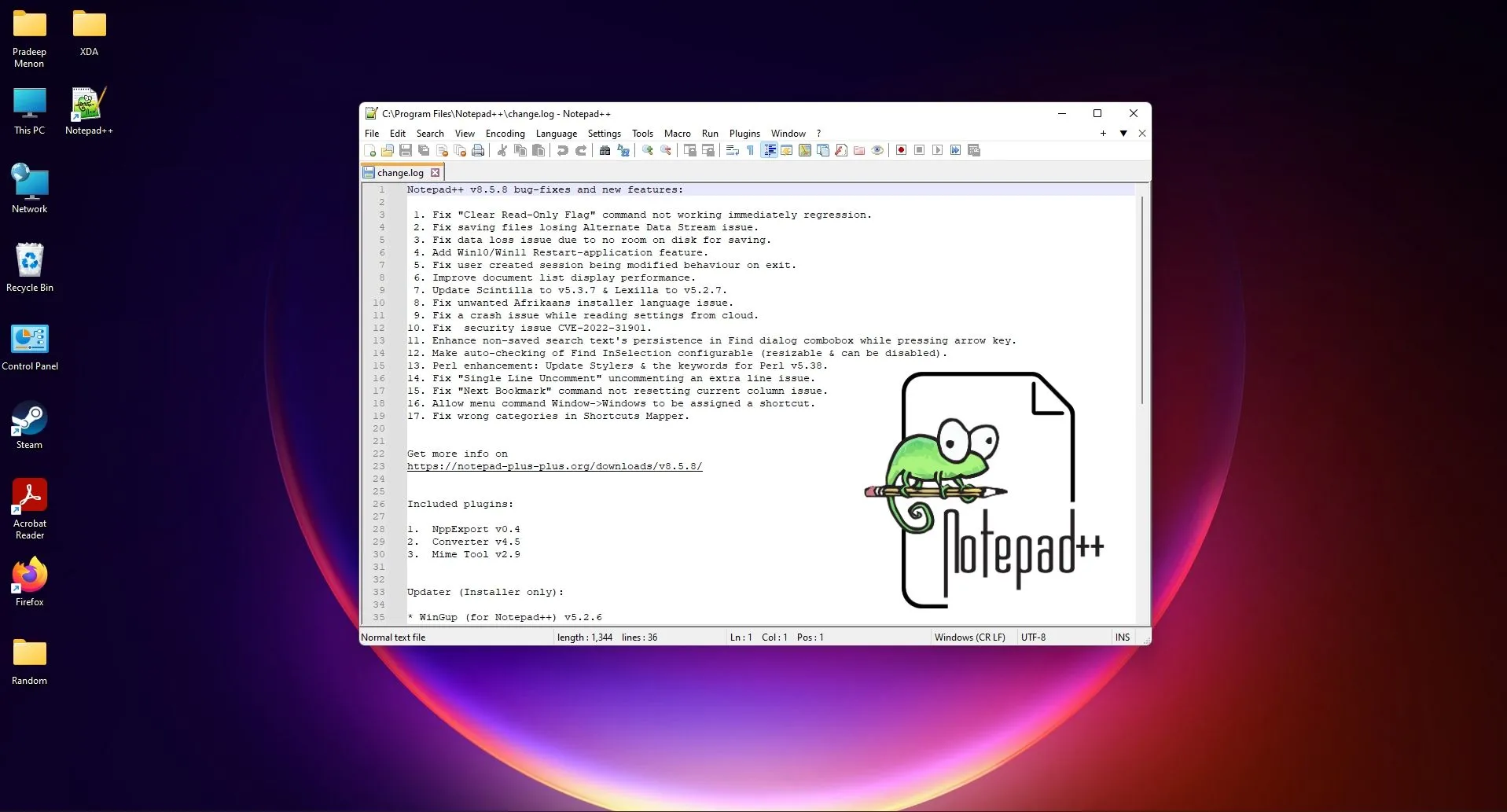 Logo ứng dụng chỉnh sửa văn bản Notepad++