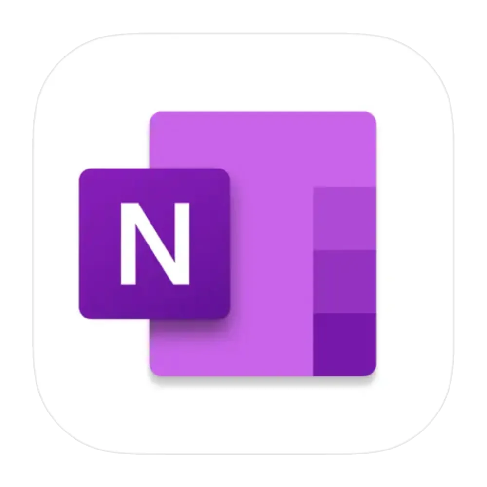 Logo ứng dụng Microsoft OneNote – giải pháp ghi chú kỹ thuật số hàng đầu
