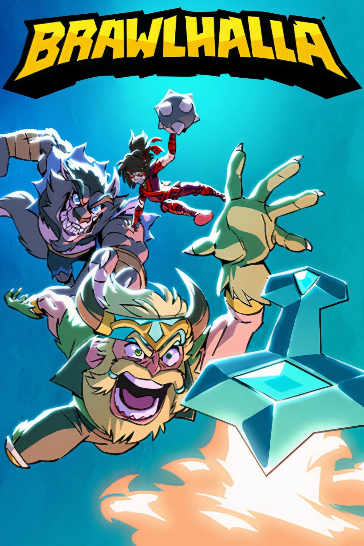 Lối chơi chiến đấu trên nền tảng của tựa game Brawlhalla miễn phí