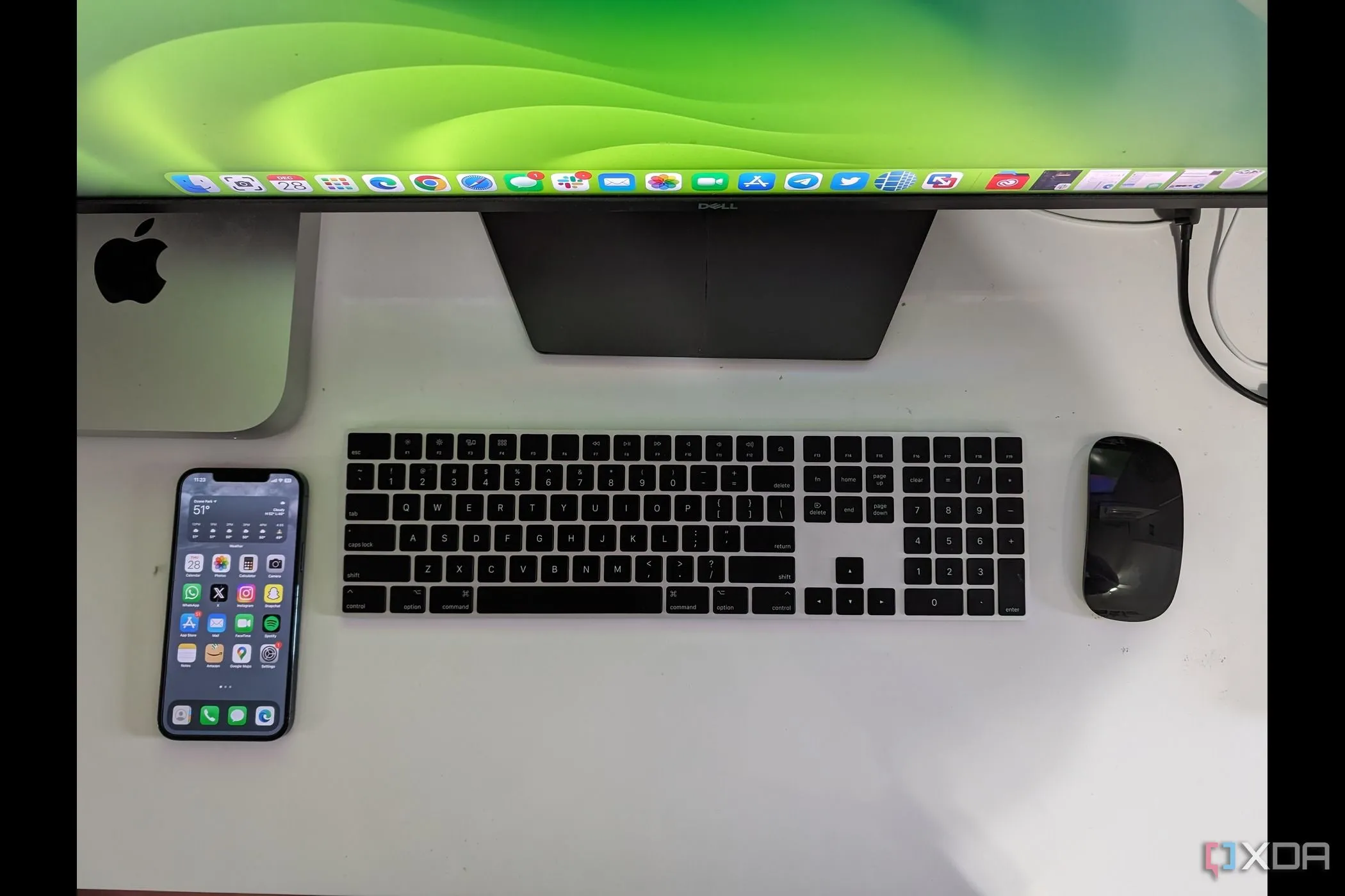 Mac mini kết nối màn hình và bàn phím