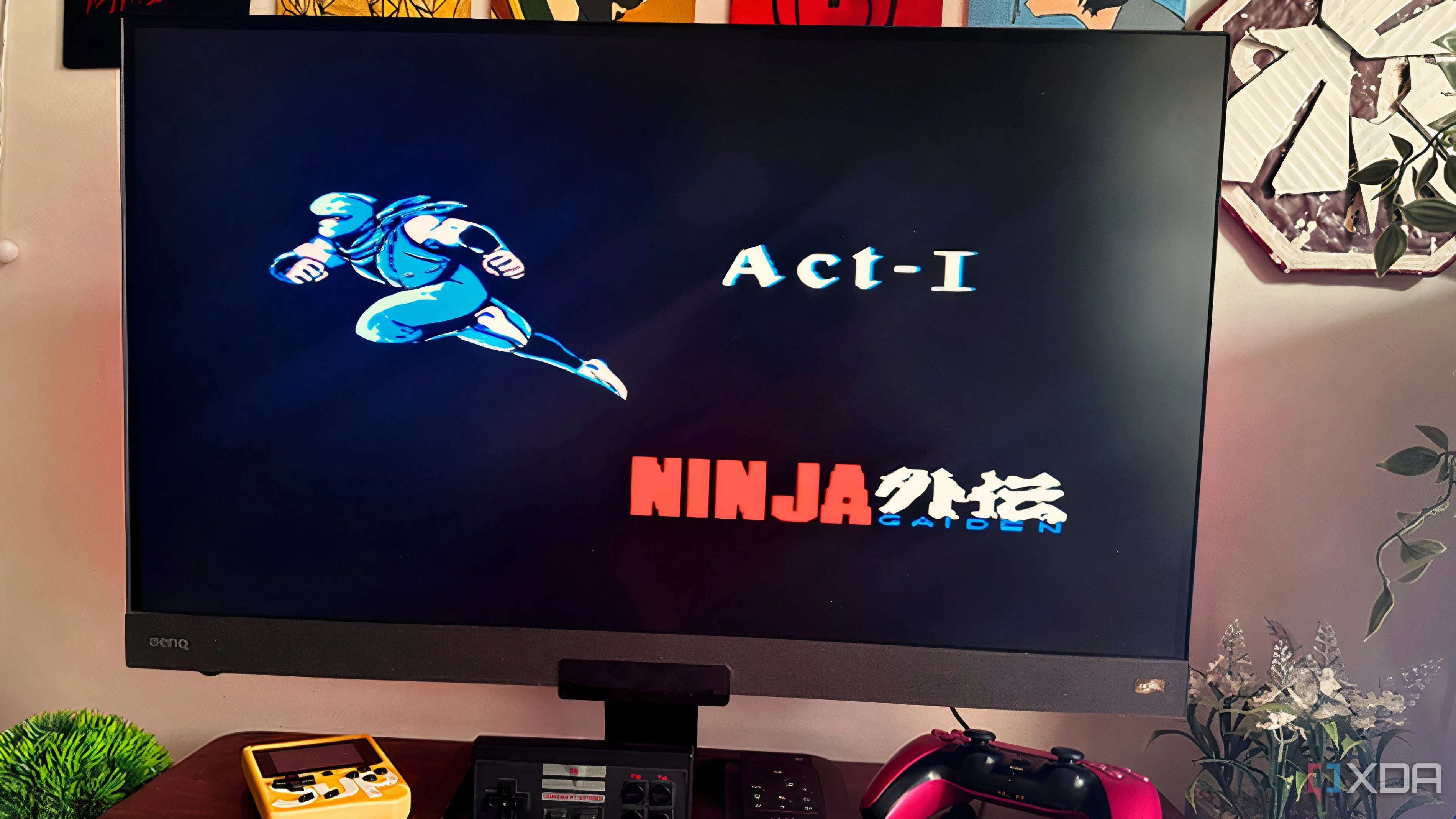 Màn hình game Ninja Gaiden (1988), một ví dụ điển hình cho những tựa game platformer kinh điển nhưng đầy thử thách, đòi hỏi kỹ năng cao từ người chơi.