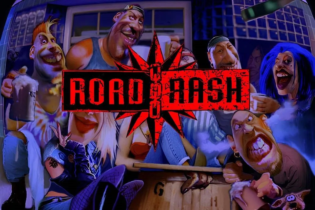 Màn hình menu game đua xe Road Rash, gợi nhớ kỷ niệm về mã cheat