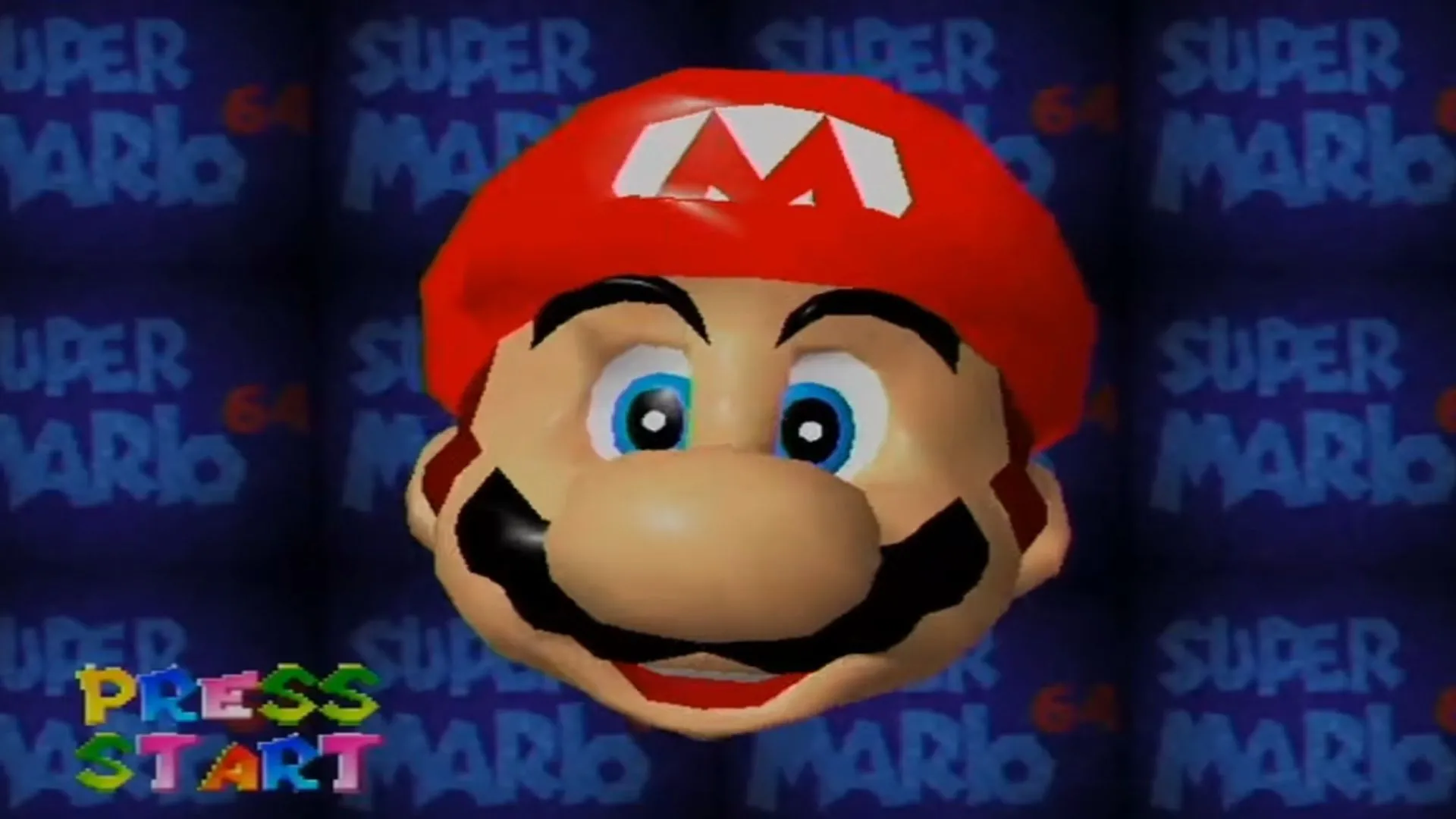 Màn hình tiêu đề game Super Mario 64, một trong những tựa game có ảnh hưởng nhất mọi thời đại, cùng tầm vóc với Wolfenstein 3D