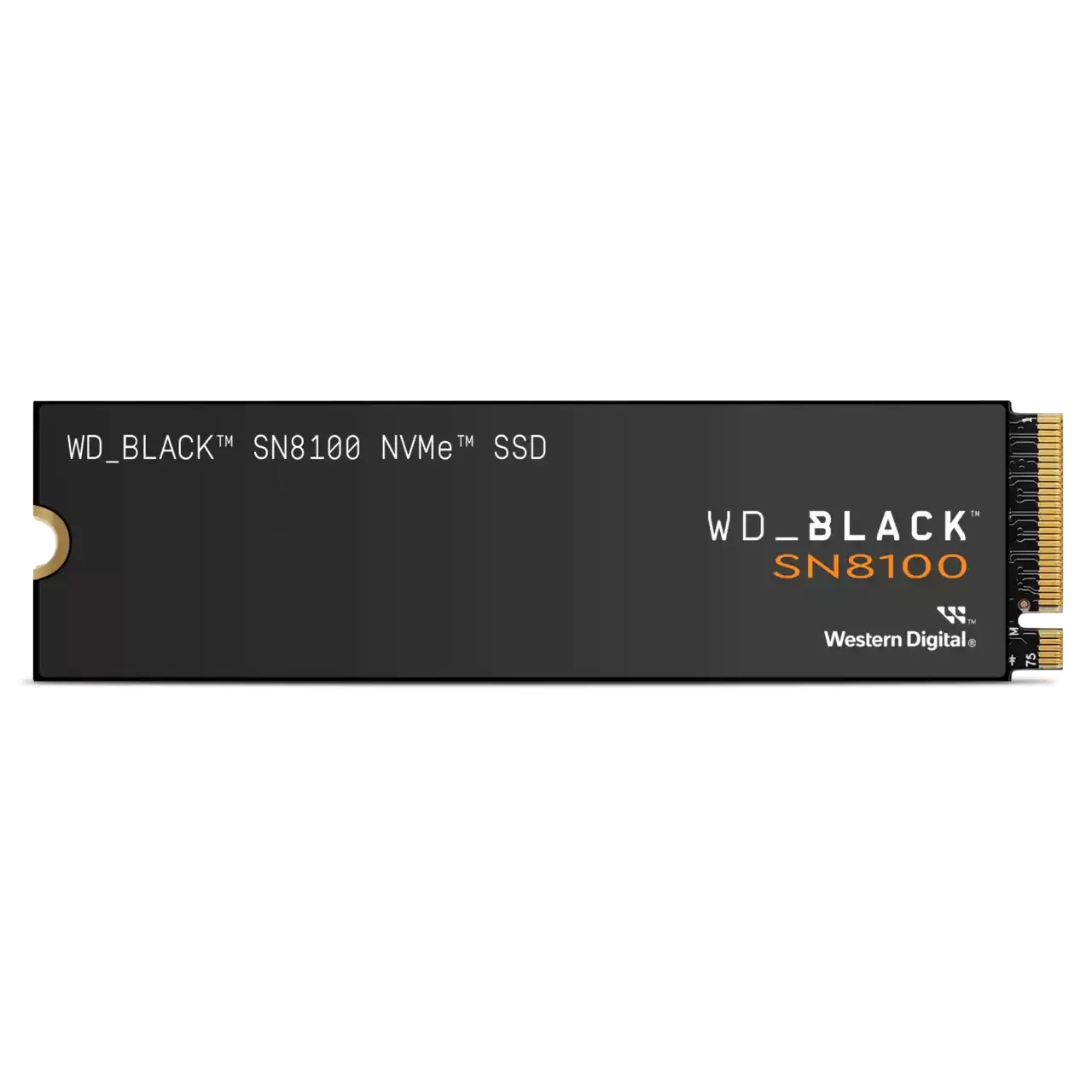 Mặt trước của ổ cứng SSD NVMe WD Black SN8100 PCIe Gen5