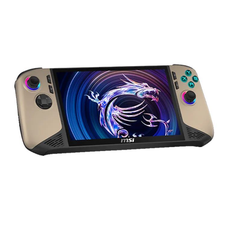 Máy chơi game cầm tay MSI Claw 8 AI+ với màn hình lớn và chip Intel Core Ultra mạnh mẽ